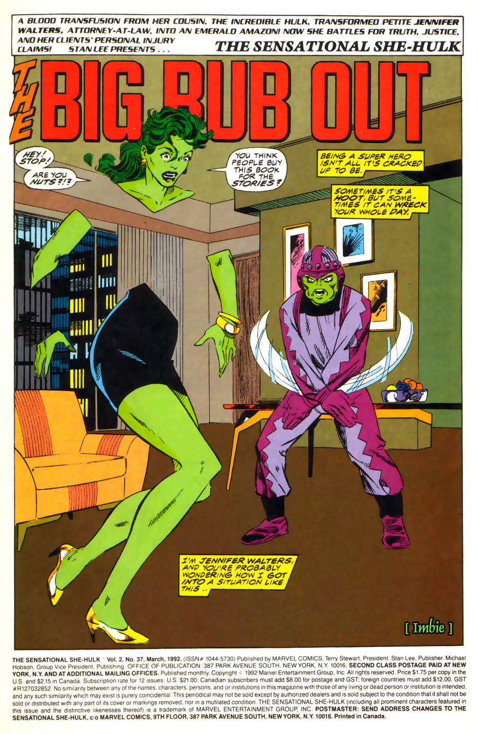 Read online The Sensational She-Hulk comic -  Issue #37 - 2