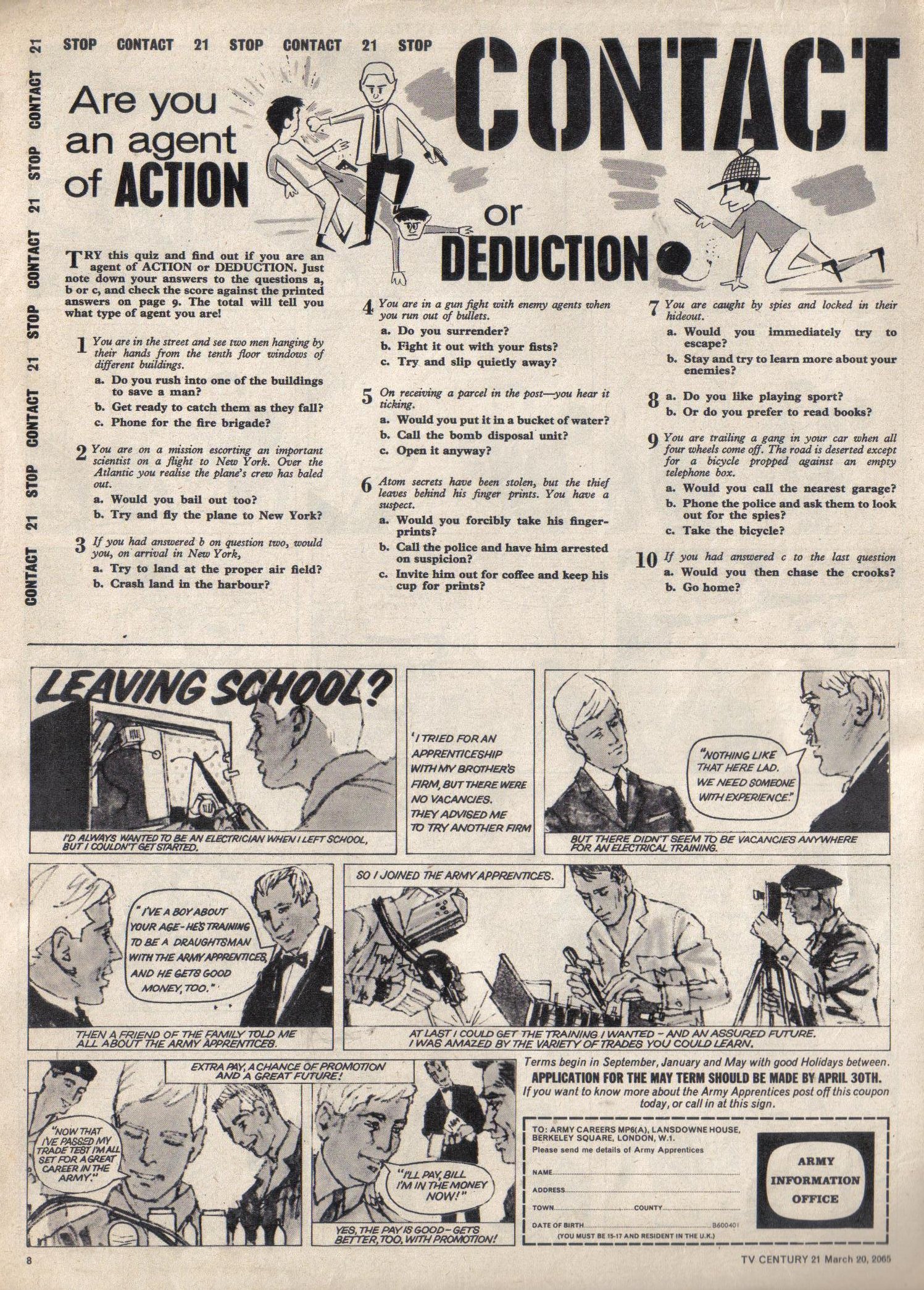 Read online TV Century 21 (TV 21) comic -  Issue #9 - 9