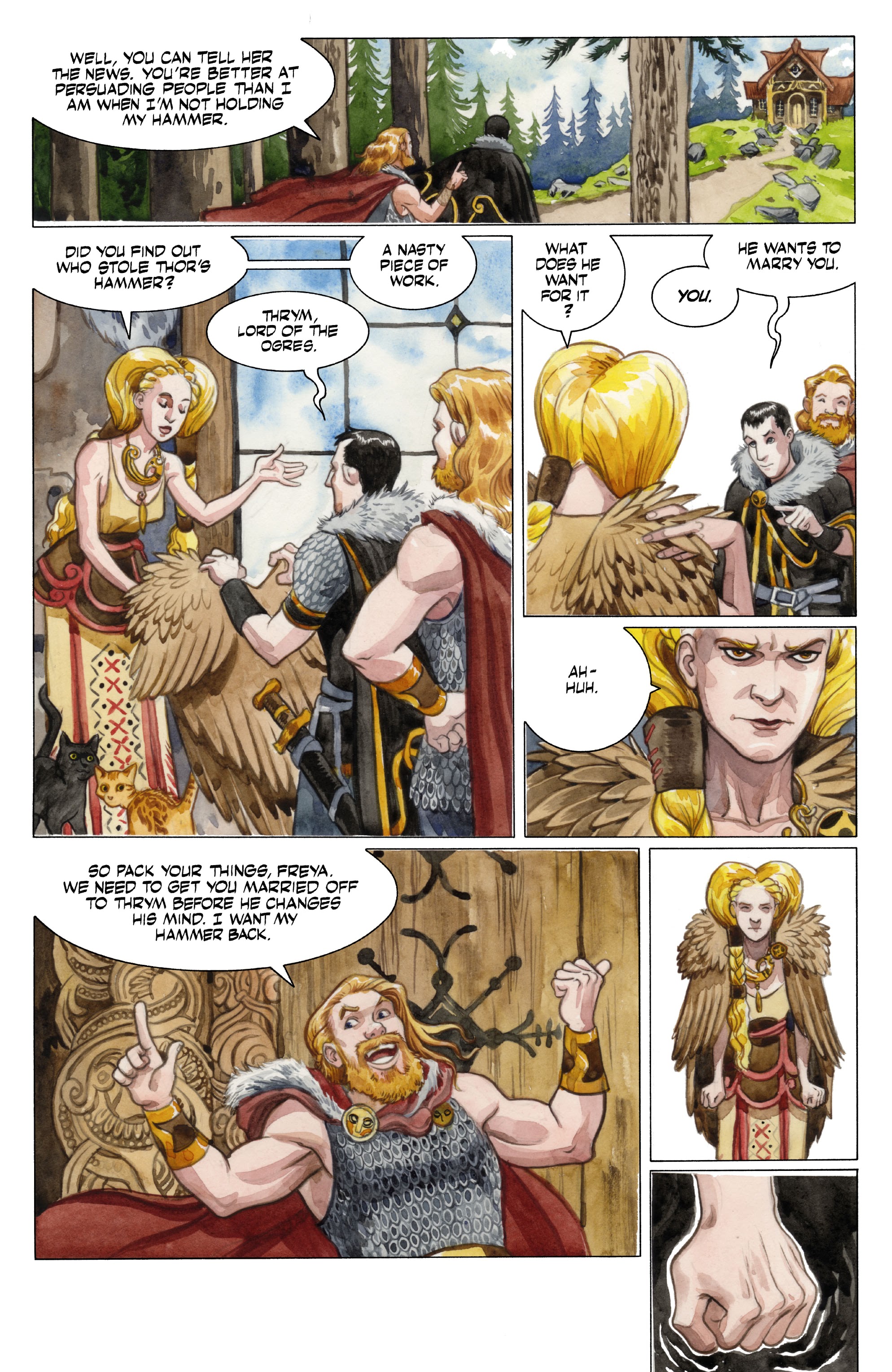 Read online Norse Mythology comic -  Issue #6 - 7