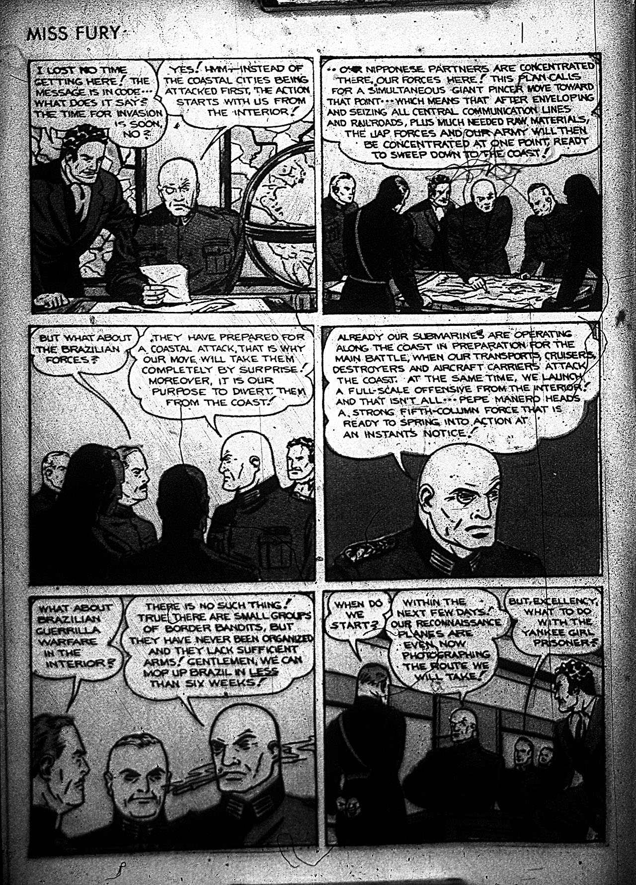 Read online Miss Fury (1942) comic -  Issue #3 - 8