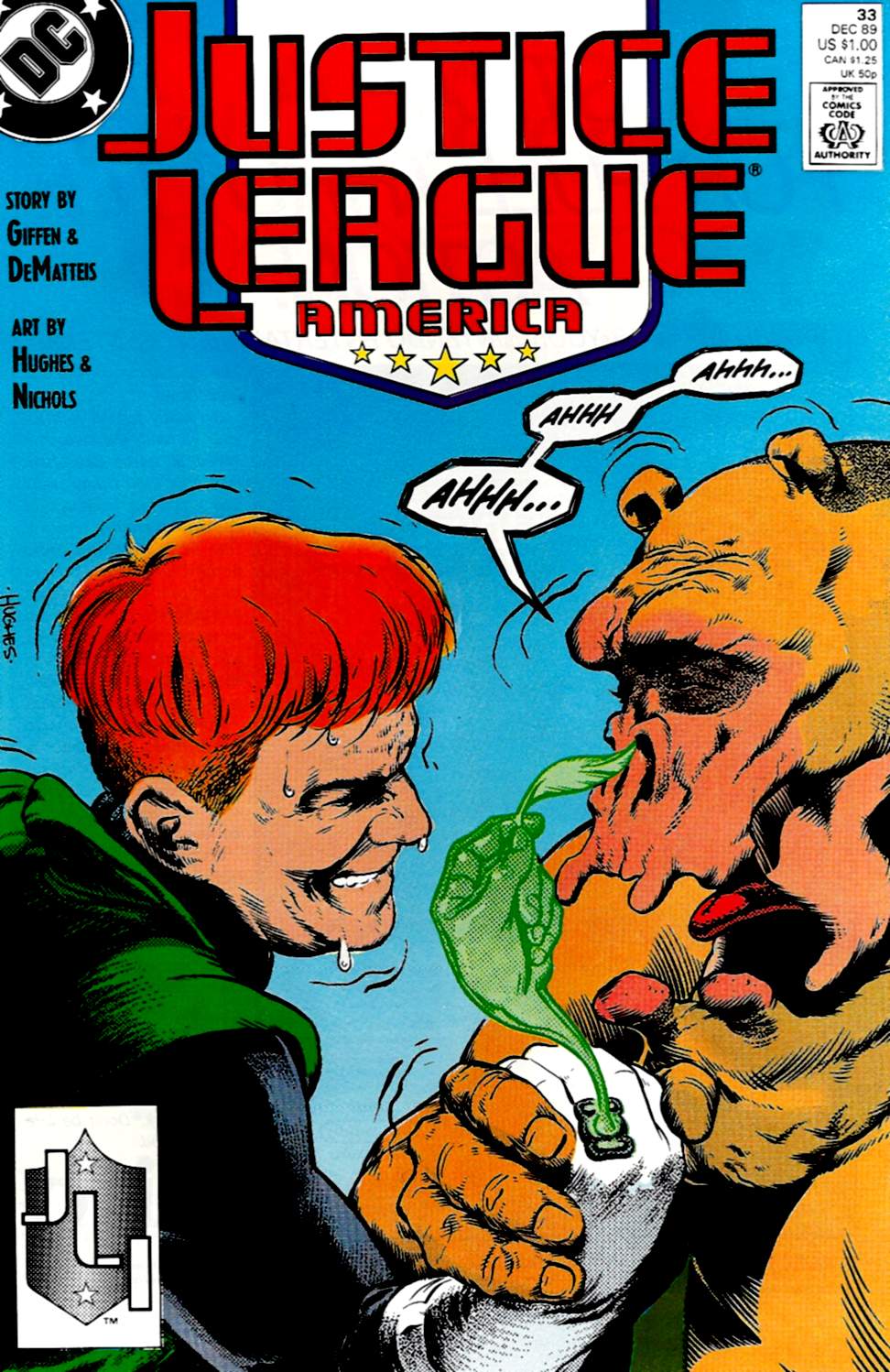 Read online Justice League America comic -  Issue #33 - 1