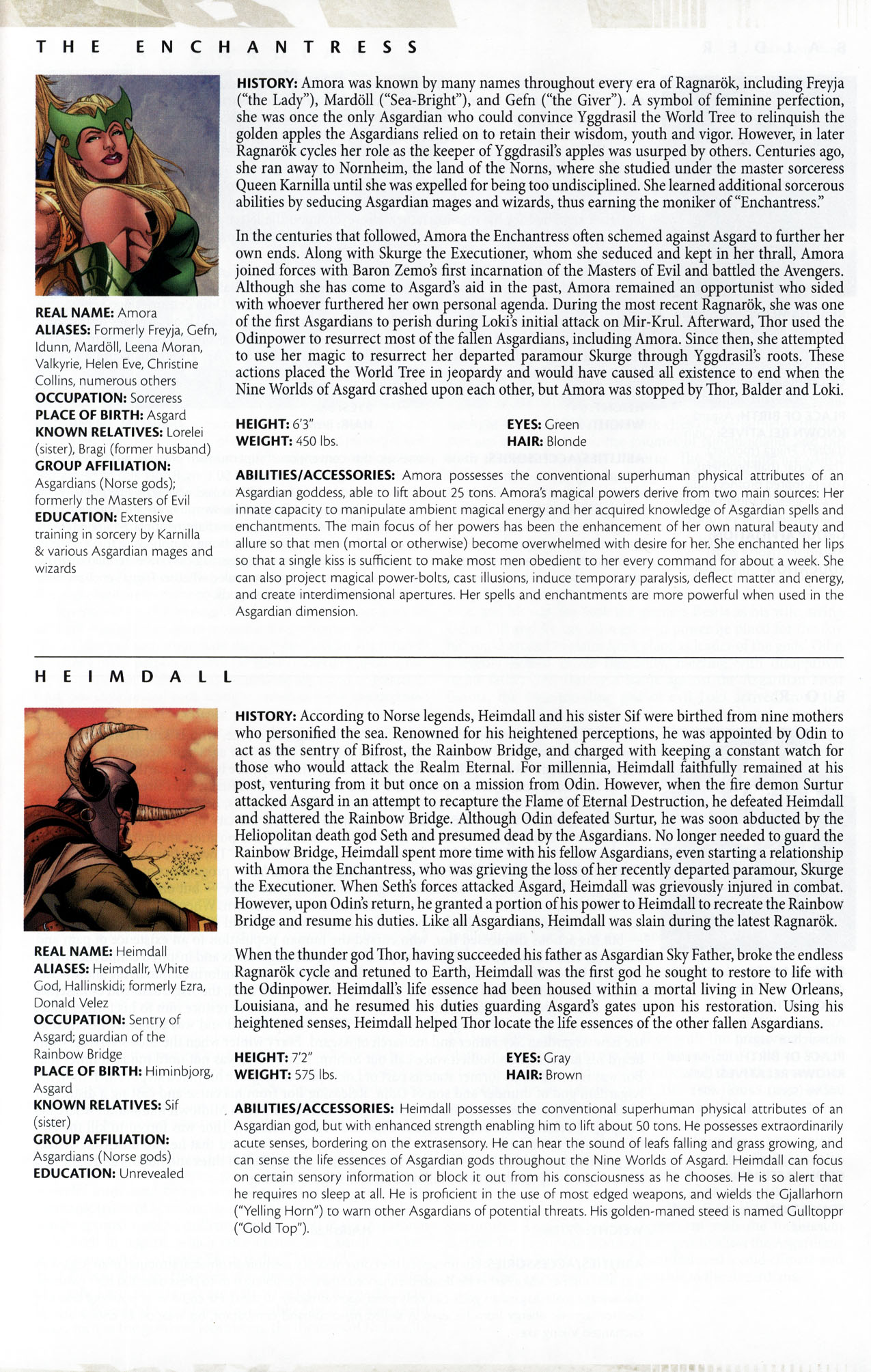 Read online Thor & Hercules: Encyclopaedia Mythologica comic -  Issue # Full - 16