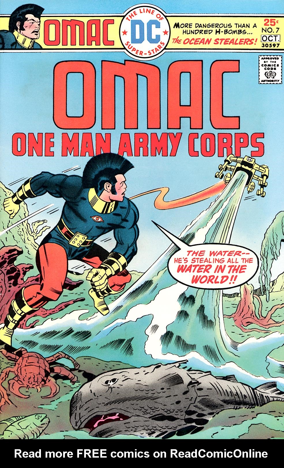 Read online OMAC (1974) comic -  Issue #7 - 1