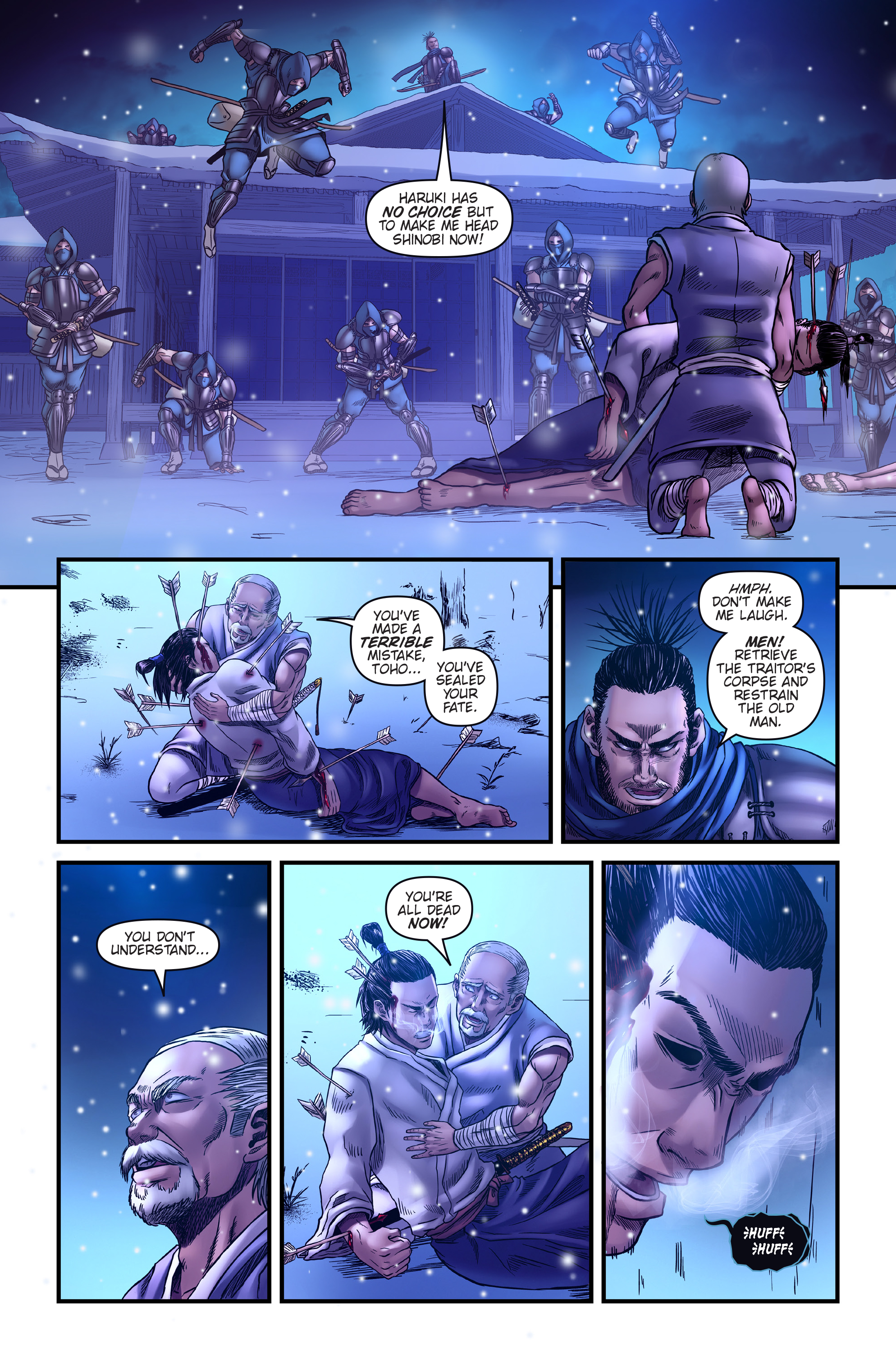Read online Honor and Curse comic -  Issue #5 - 16