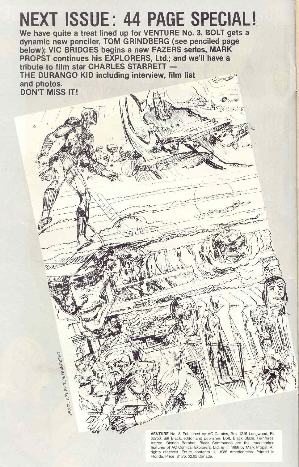 Read online Venture (1986) comic -  Issue #2 - 2