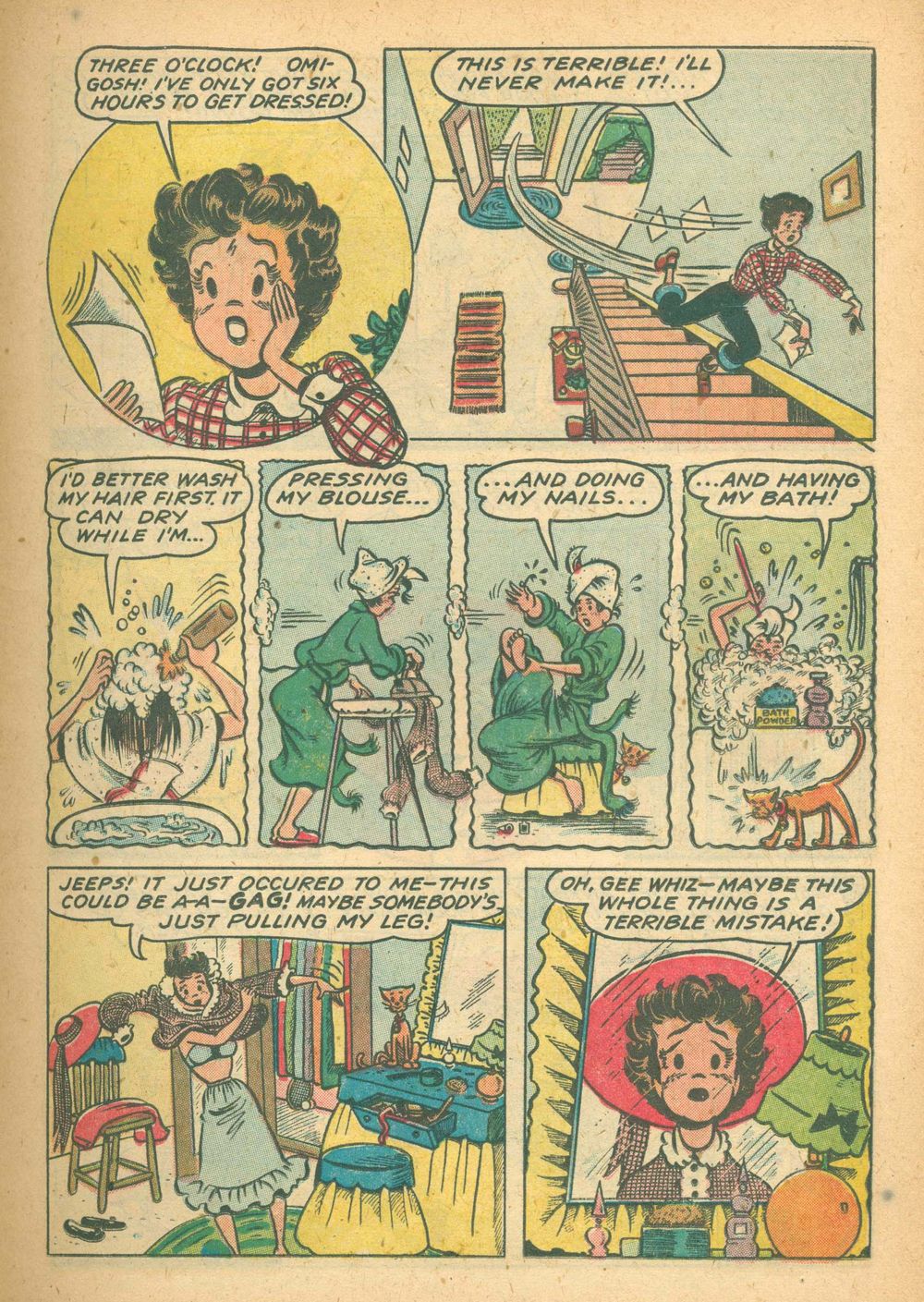 Read online Four Color Comics comic -  Issue #323 - 7