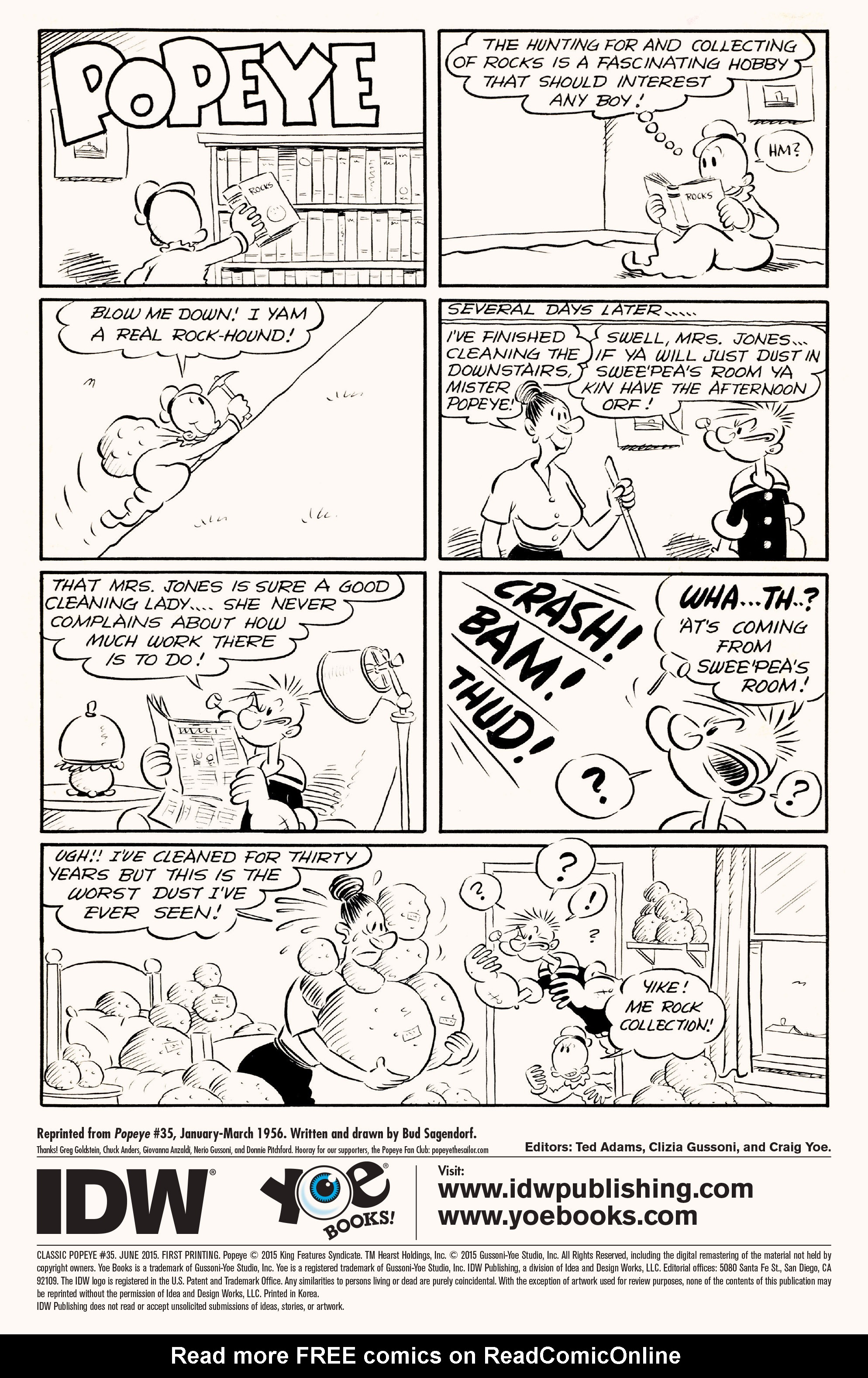 Read online Classic Popeye comic -  Issue #35 - 2