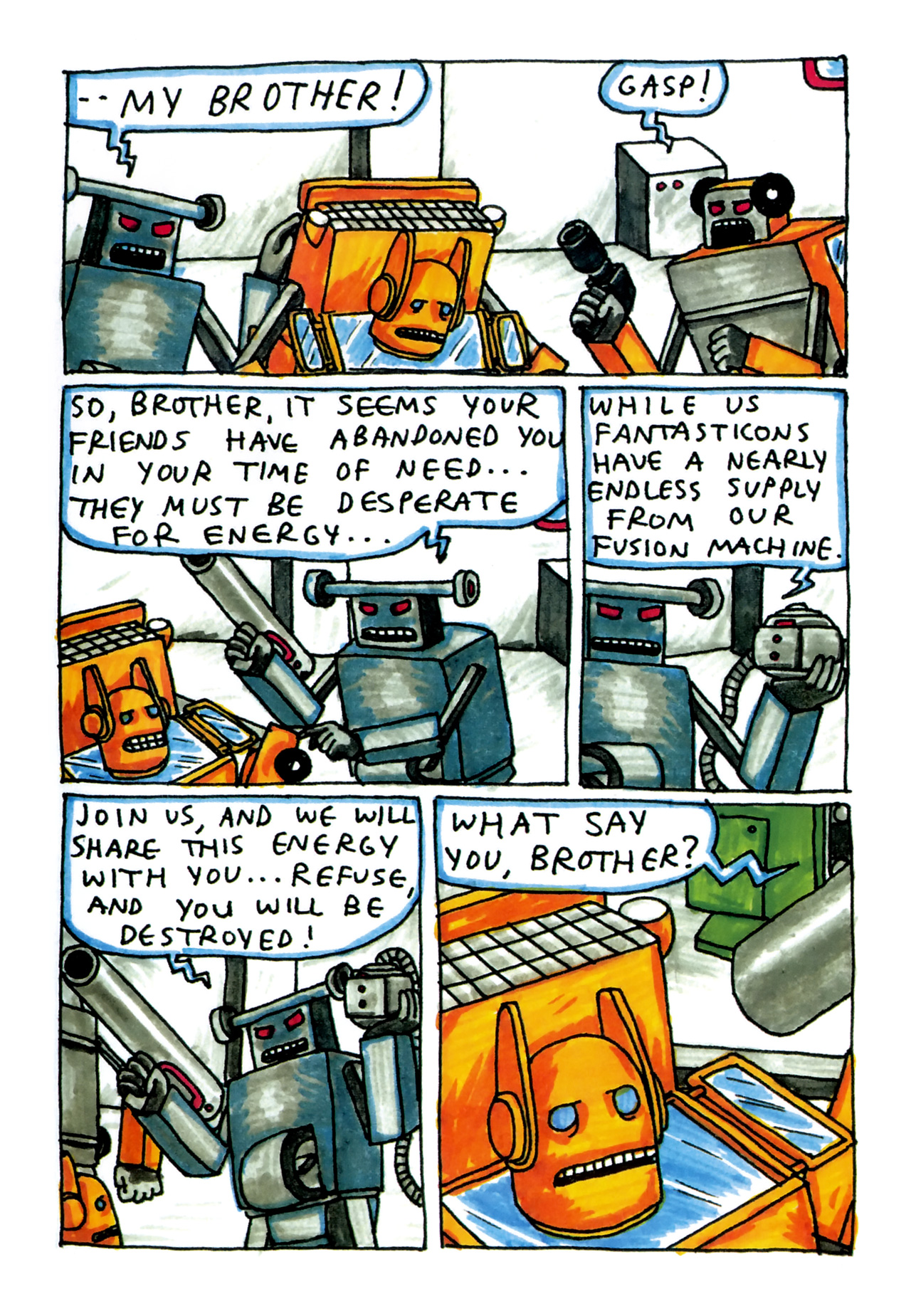 Read online Incredible Change-Bots comic -  Issue # TPB 1 - 113