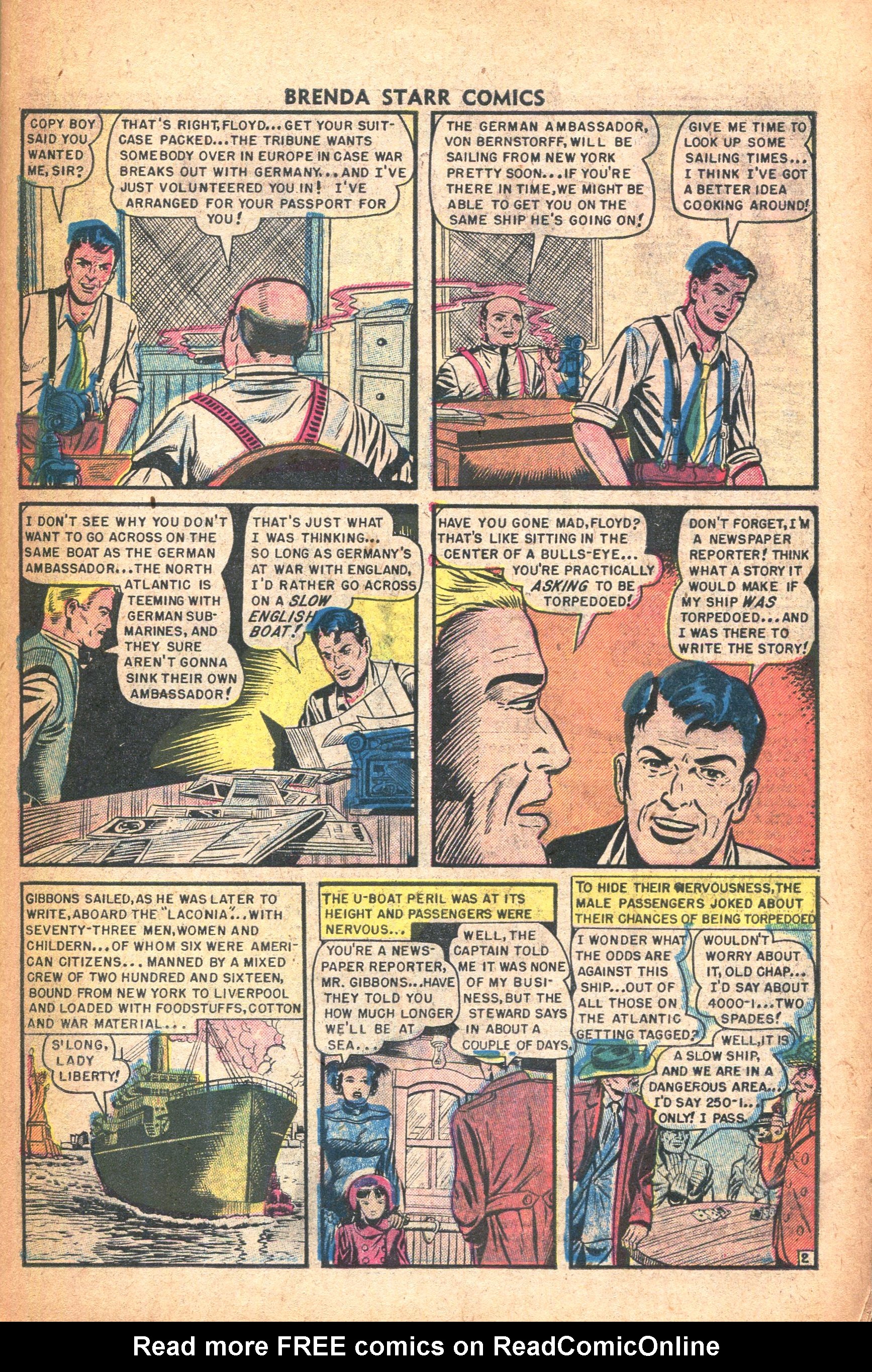 Read online Brenda Starr (1948) comic -  Issue #12 - 23