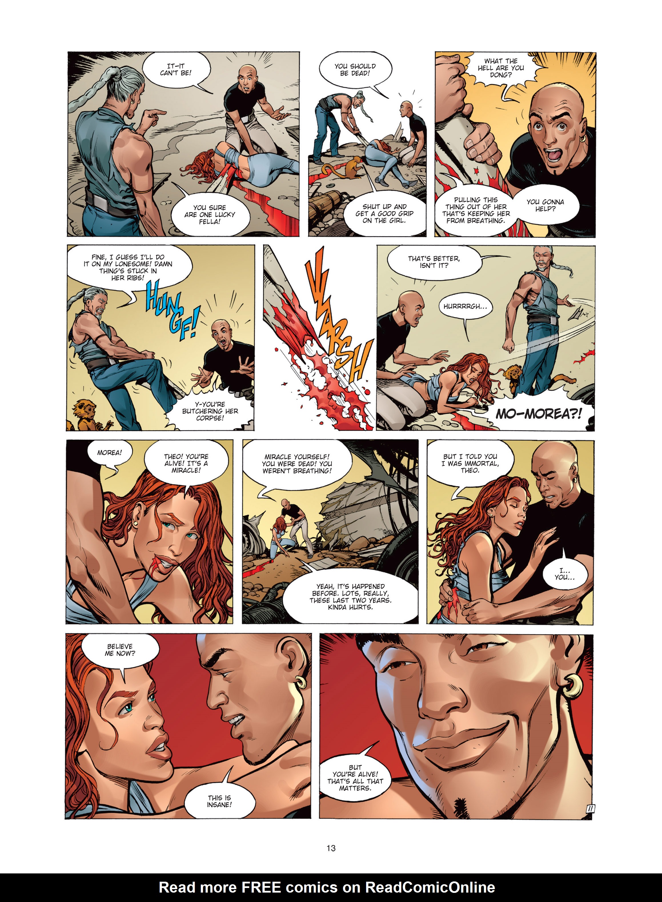 Read online Morea comic -  Issue #5 - 13
