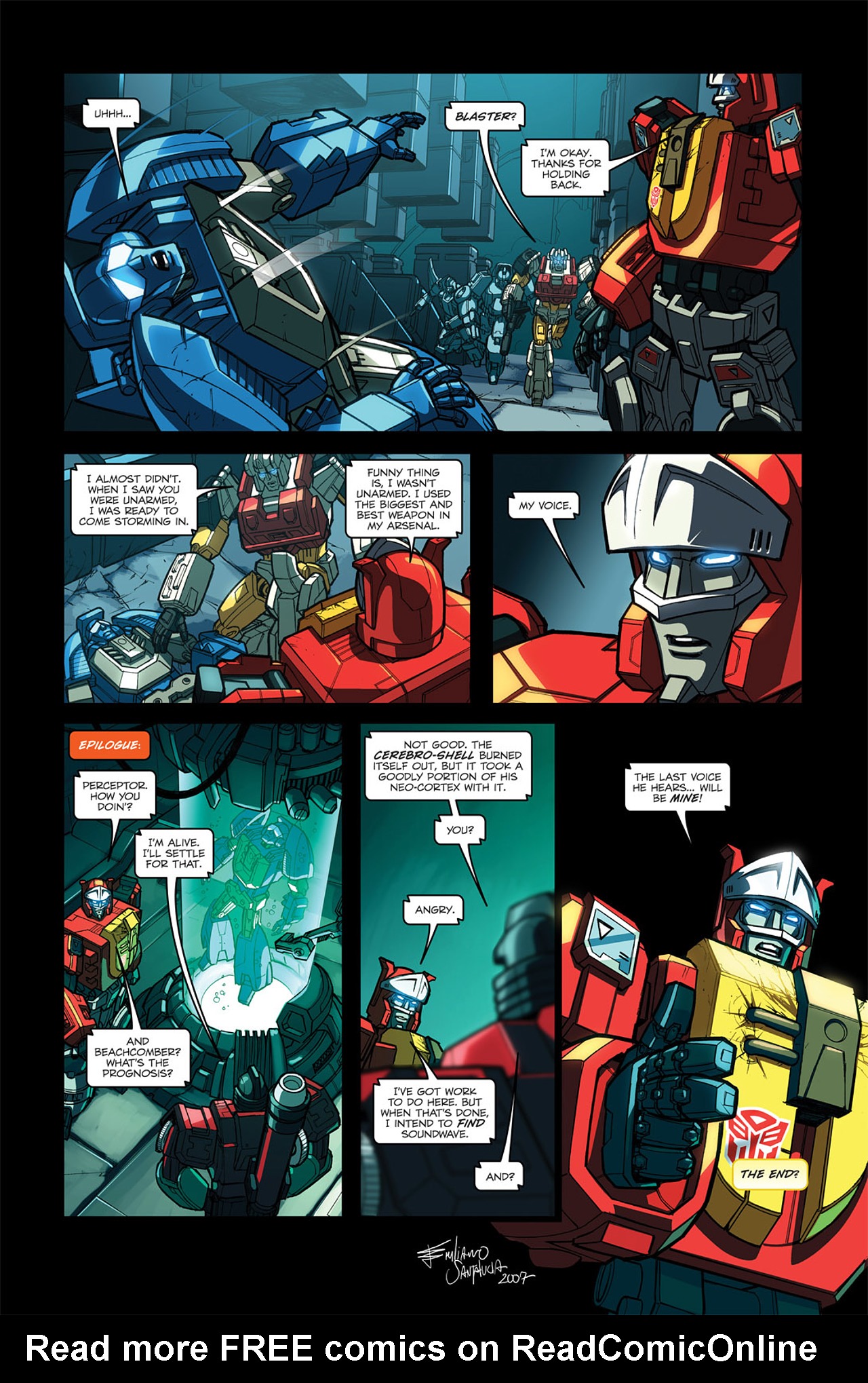 Read online Transformers Spotlight: Blaster comic -  Issue # Full - 25