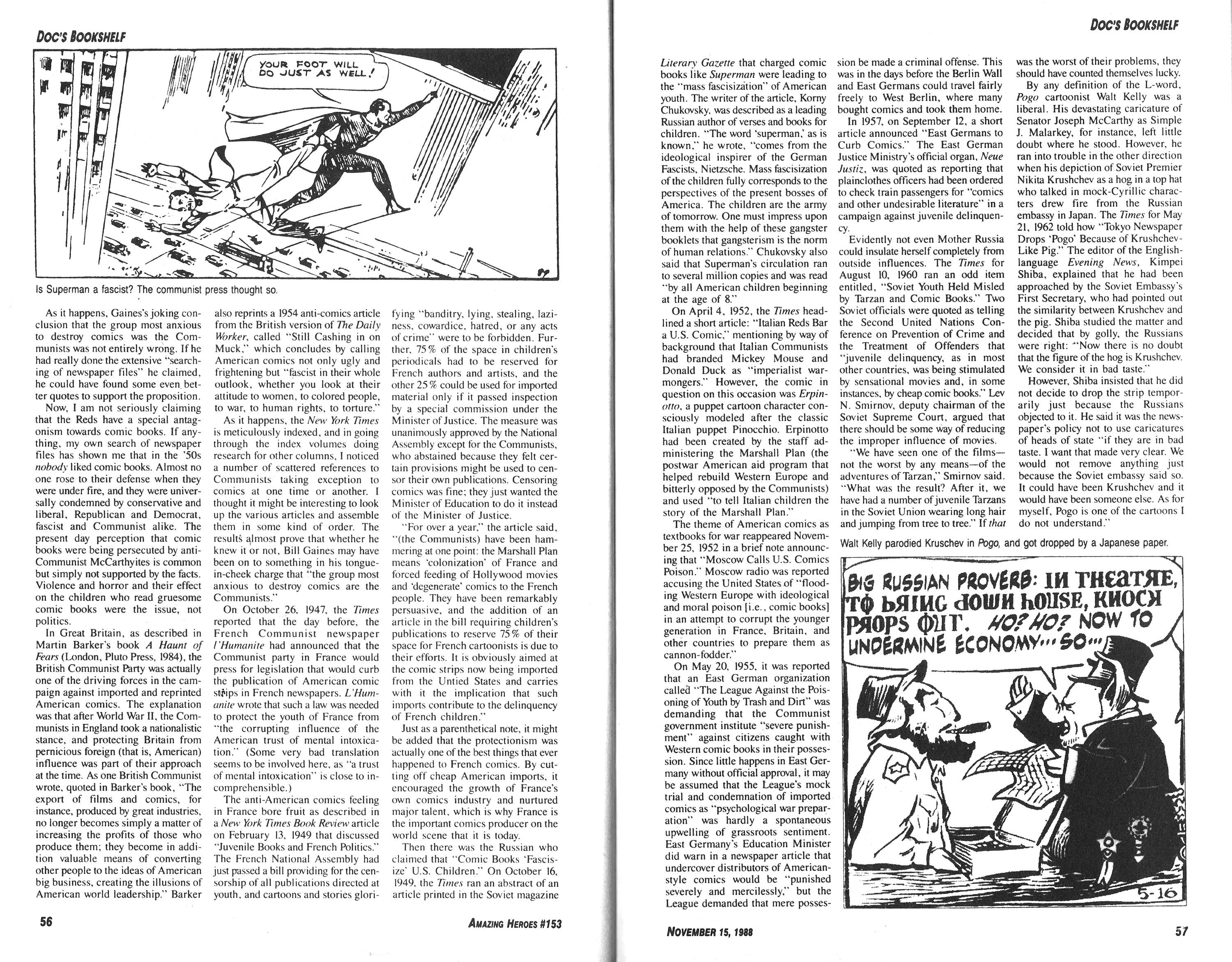 Read online Amazing Heroes comic -  Issue #153 - 29