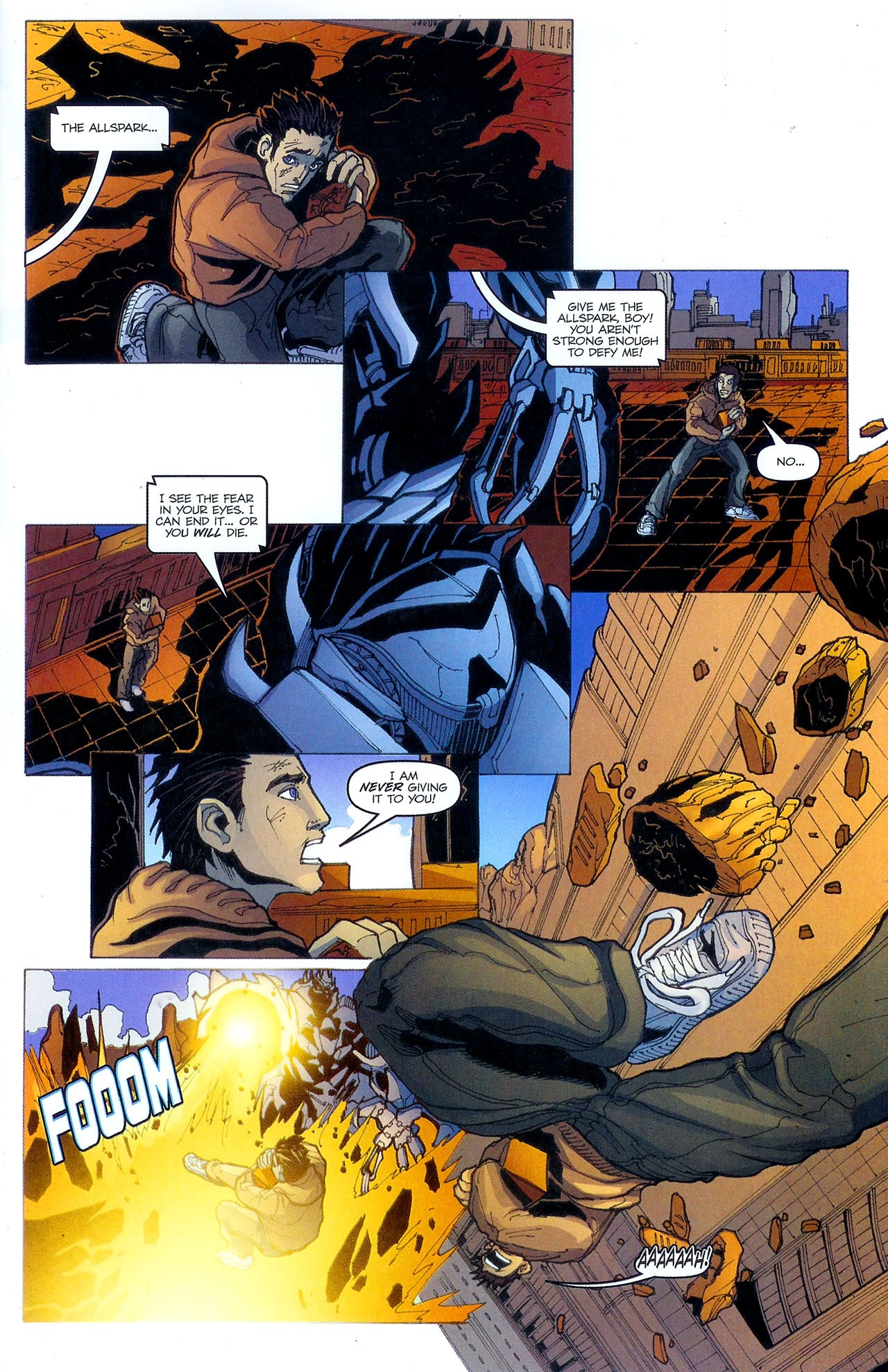 Read online Transformers: The Movie Adaptation comic -  Issue #4 - 22
