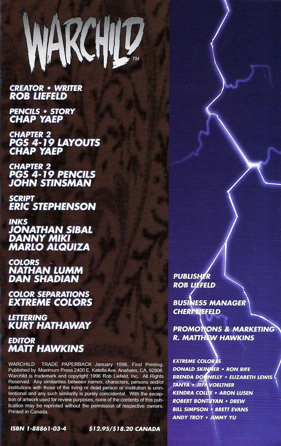 Read online Warchild comic -  Issue # TPB - 3