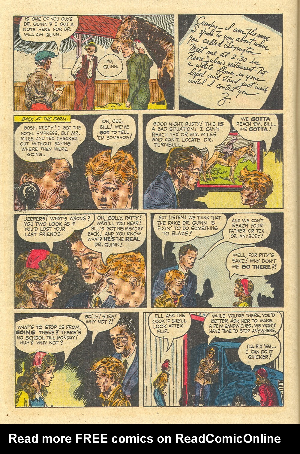 Read online Four Color Comics comic -  Issue #486 - 22