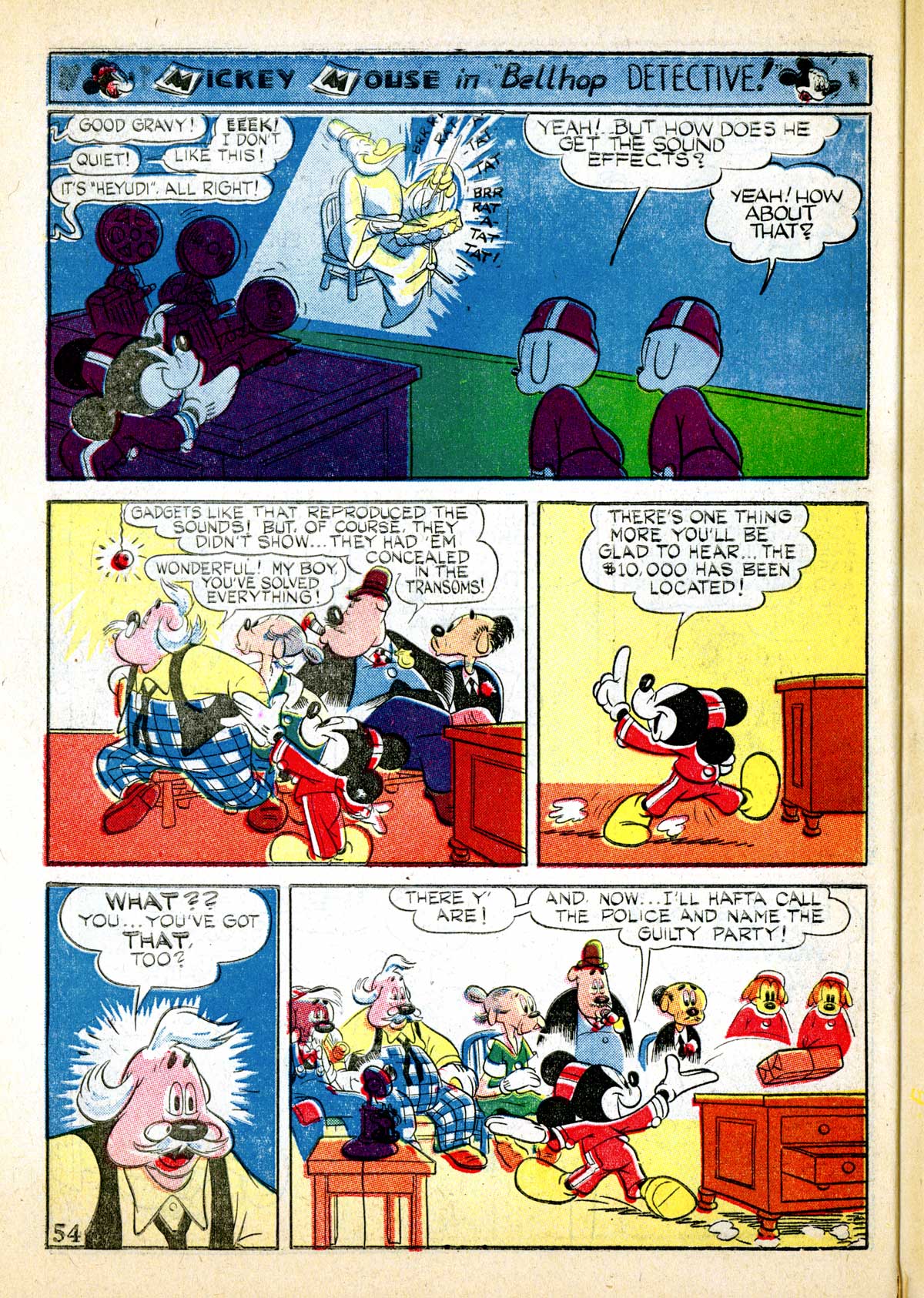 Read online Walt Disney's Comics and Stories comic -  Issue #35 - 56