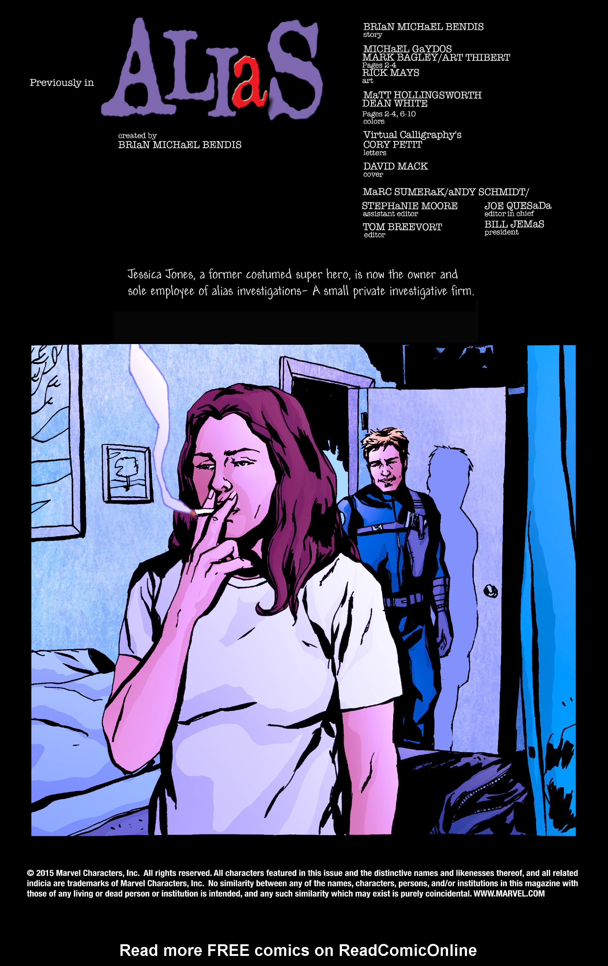 Read online Alias comic -  Issue #26 - 2