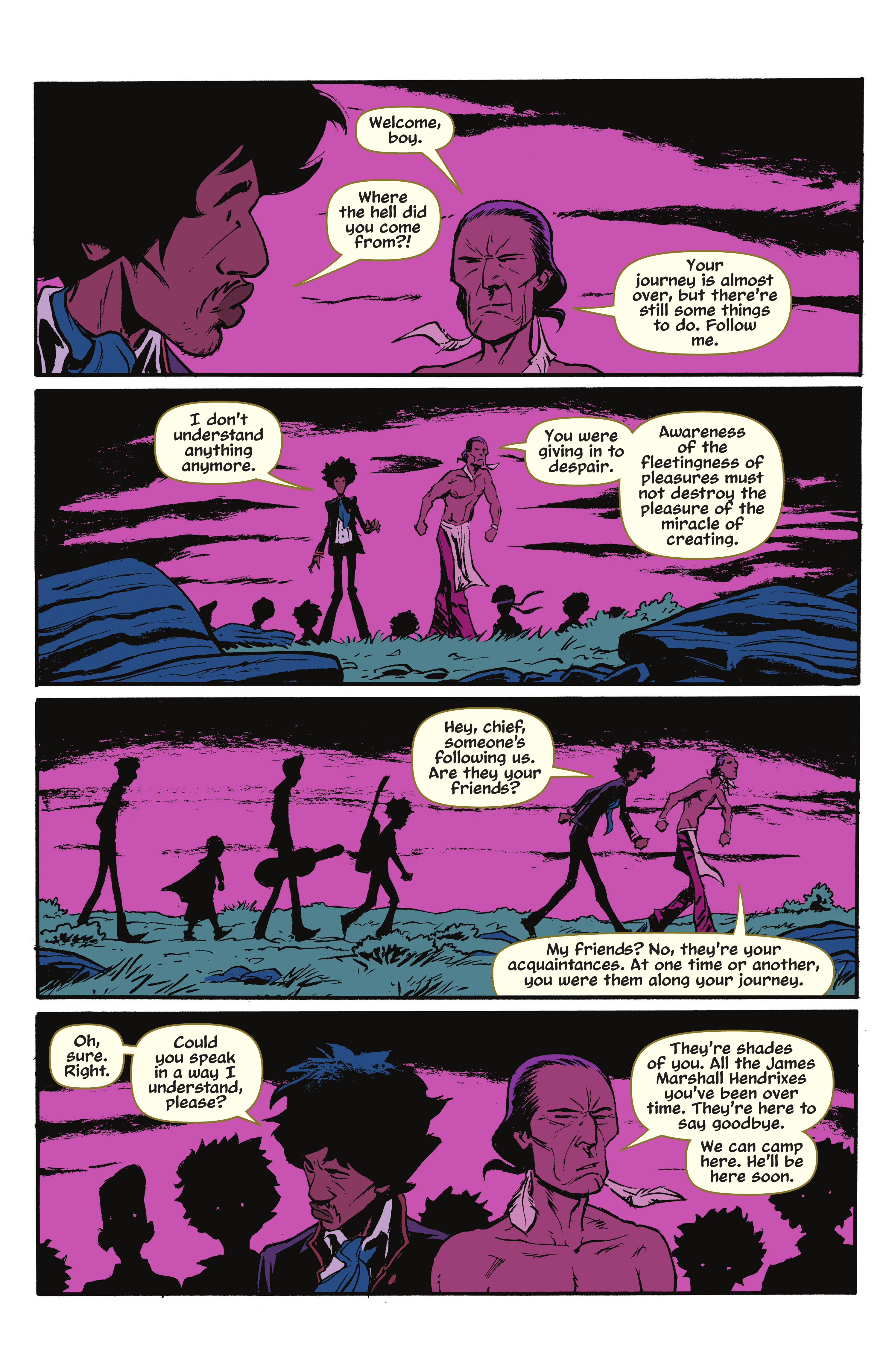 Read online Hendrix: Electric Requiem comic -  Issue # TPB - 128