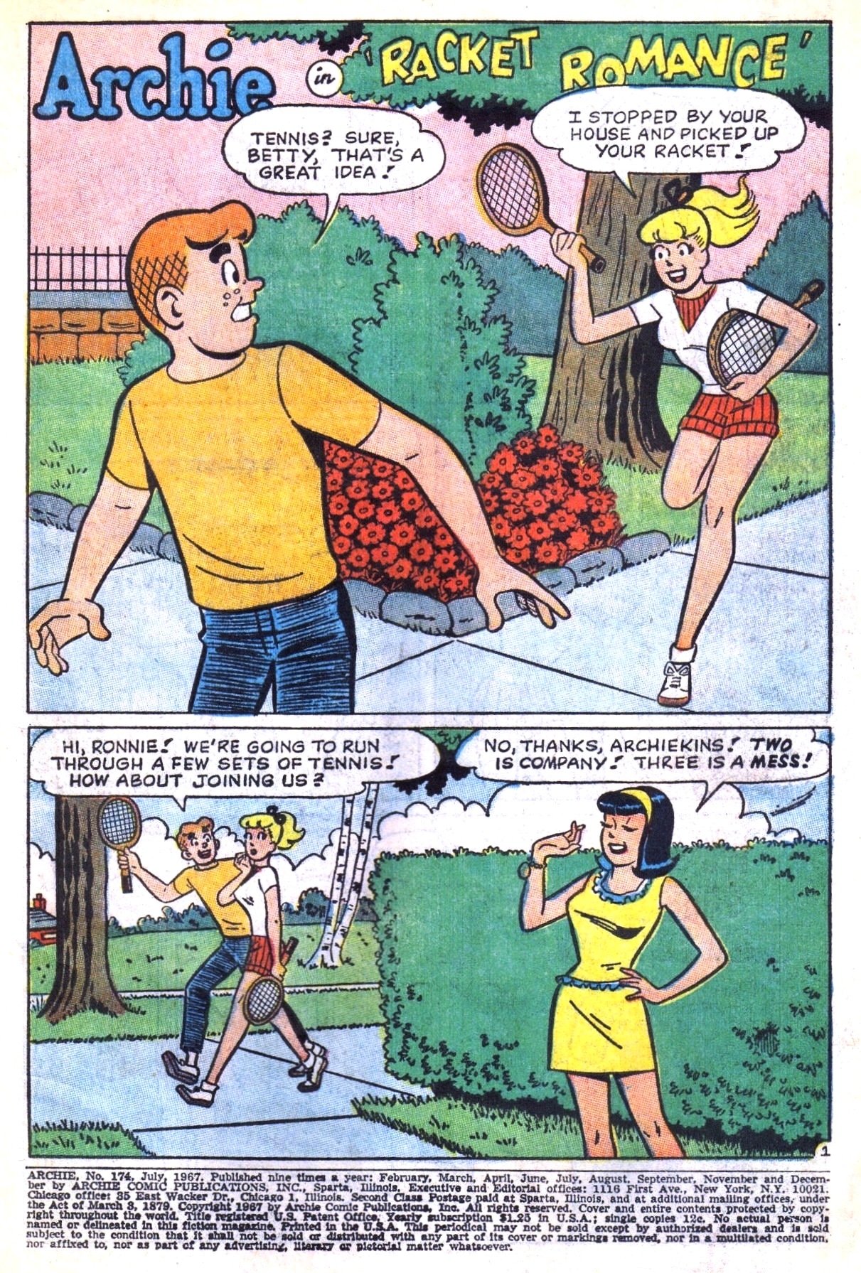 Read online Archie (1960) comic -  Issue #174 - 3