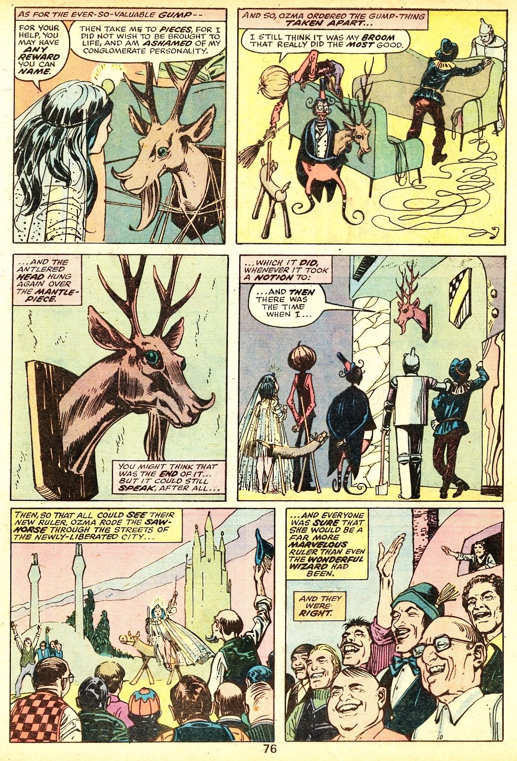 Read online Marvel Treasury of Oz featuring the Marvelous Land of Oz comic -  Issue # Full - 75