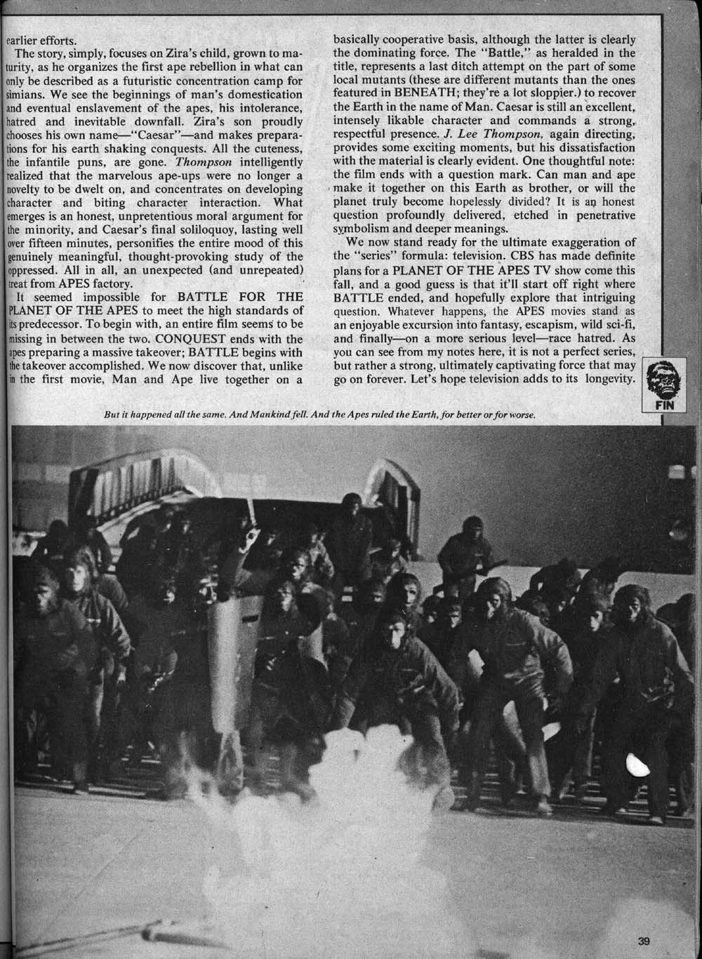 Read online Planet of the Apes comic -  Issue #1 - 39