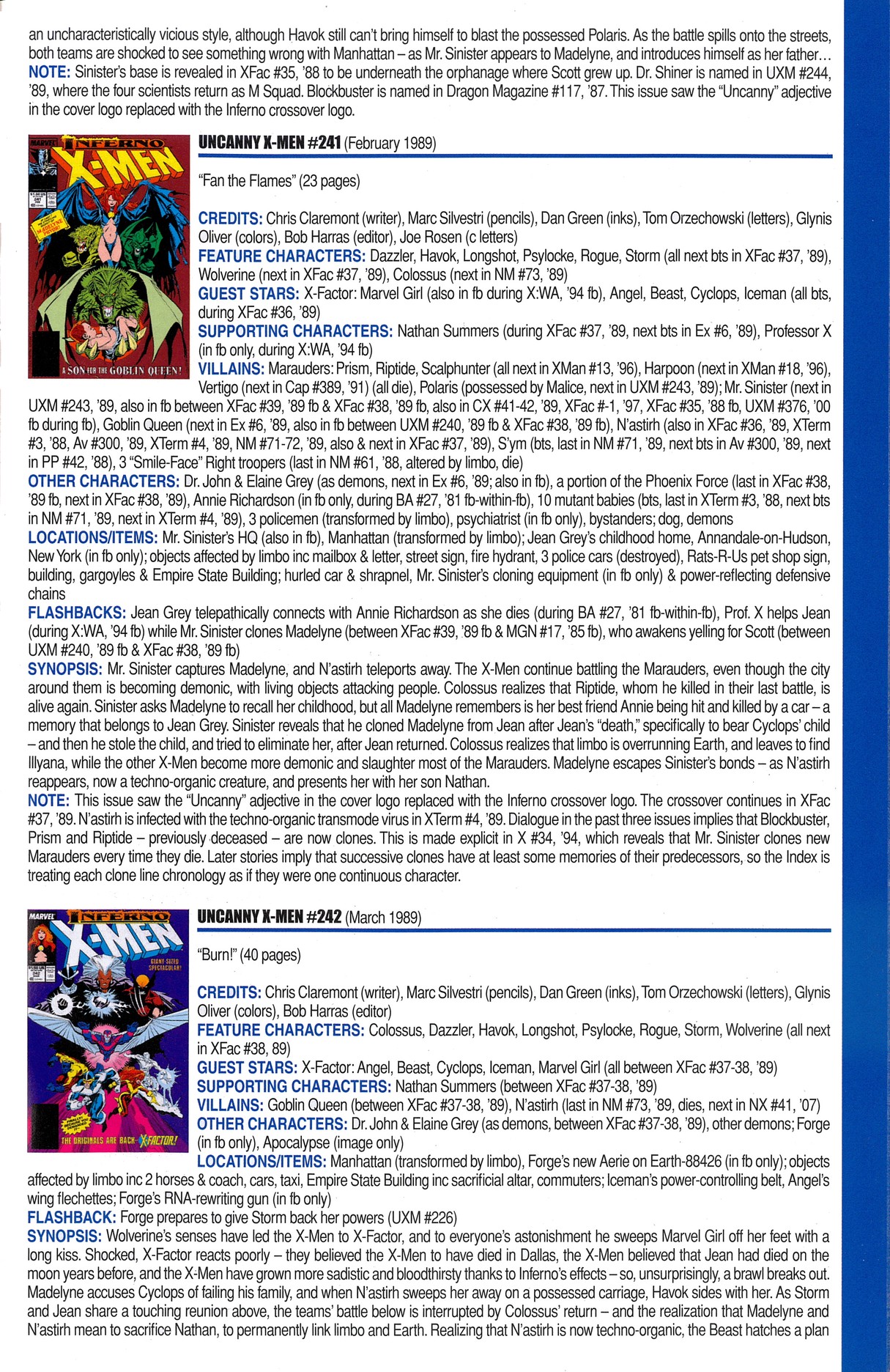 Read online Official Index to the Marvel Universe comic -  Issue #6 - 51