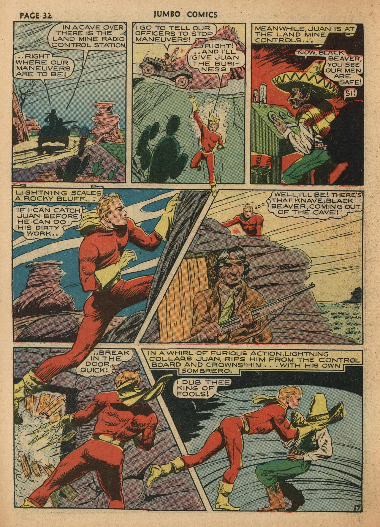 Read online Jumbo Comics comic -  Issue #37 - 34