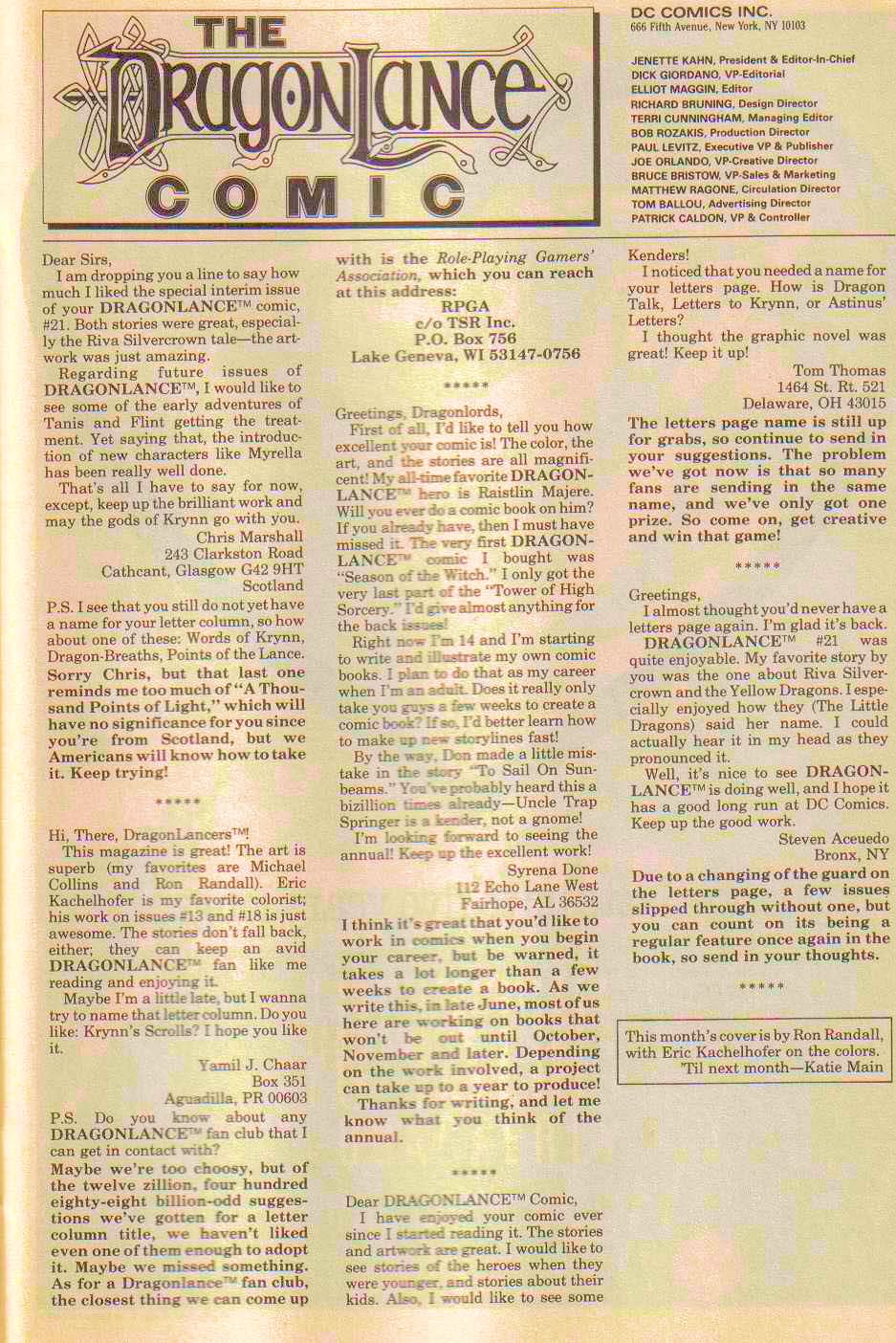 Read online Dragonlance comic -  Issue #23 - 26