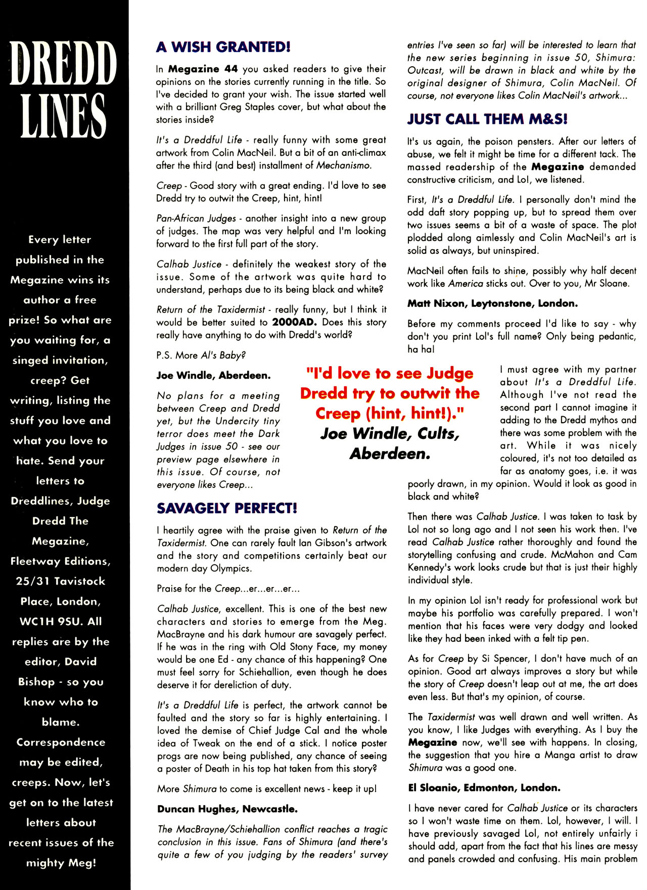 Read online Judge Dredd: The Megazine (vol. 2) comic -  Issue #48 - 32