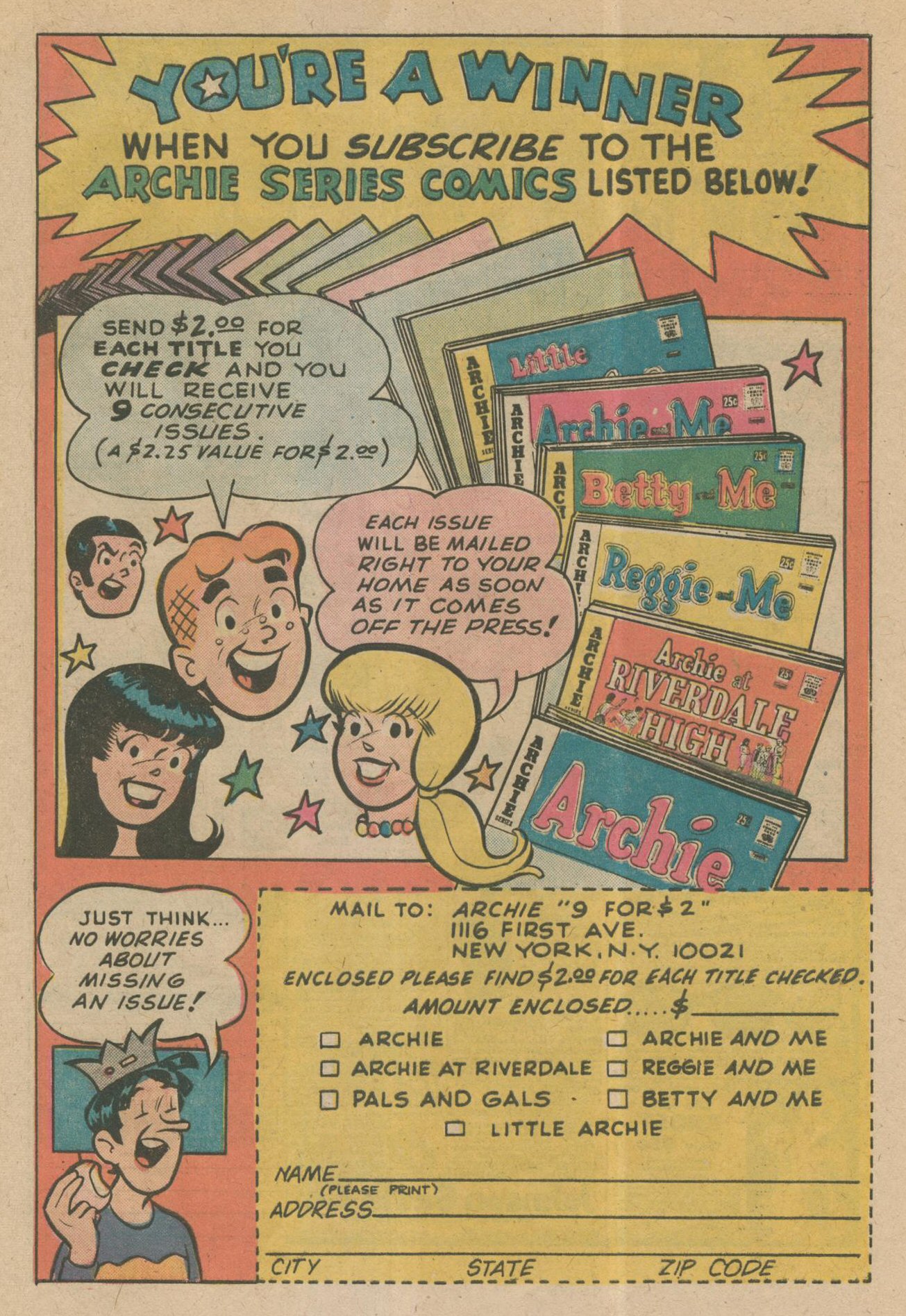 Read online Everything's Archie comic -  Issue #35 - 34