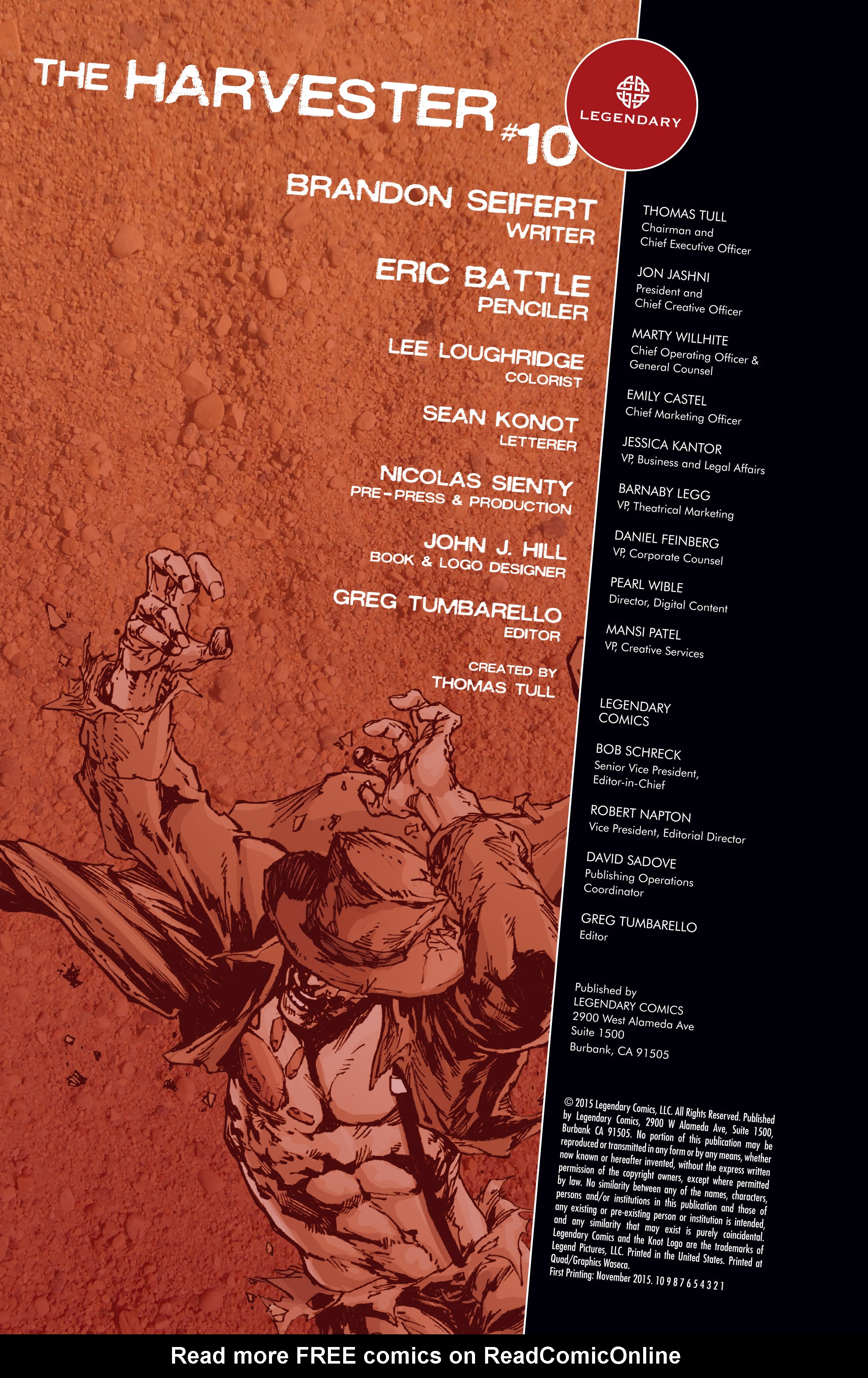 Read online The Harvester comic -  Issue #10 - 2