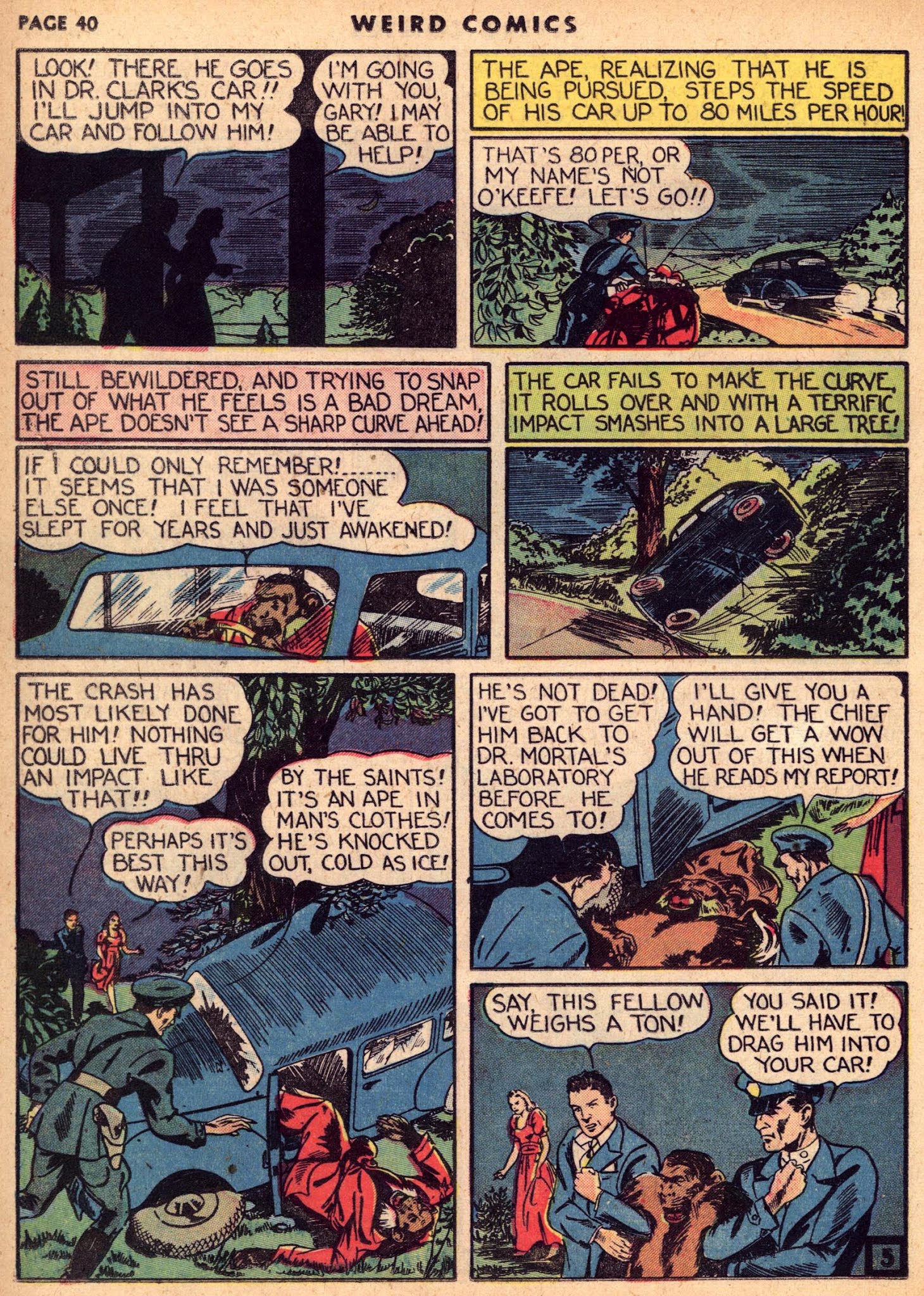 Read online Weird Comics comic -  Issue #5 - 42