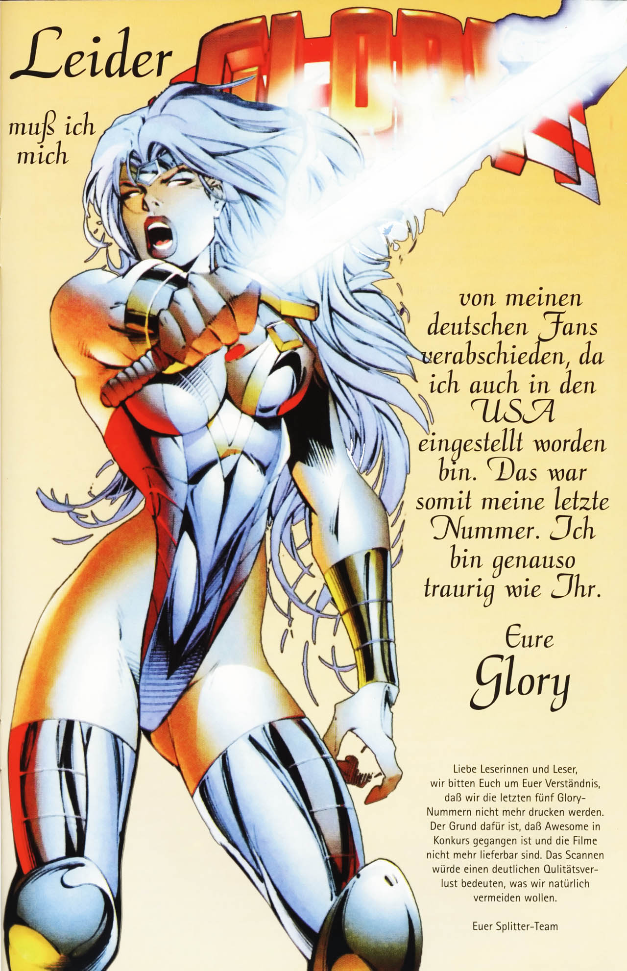 Read online Glory comic -  Issue #16 - 20