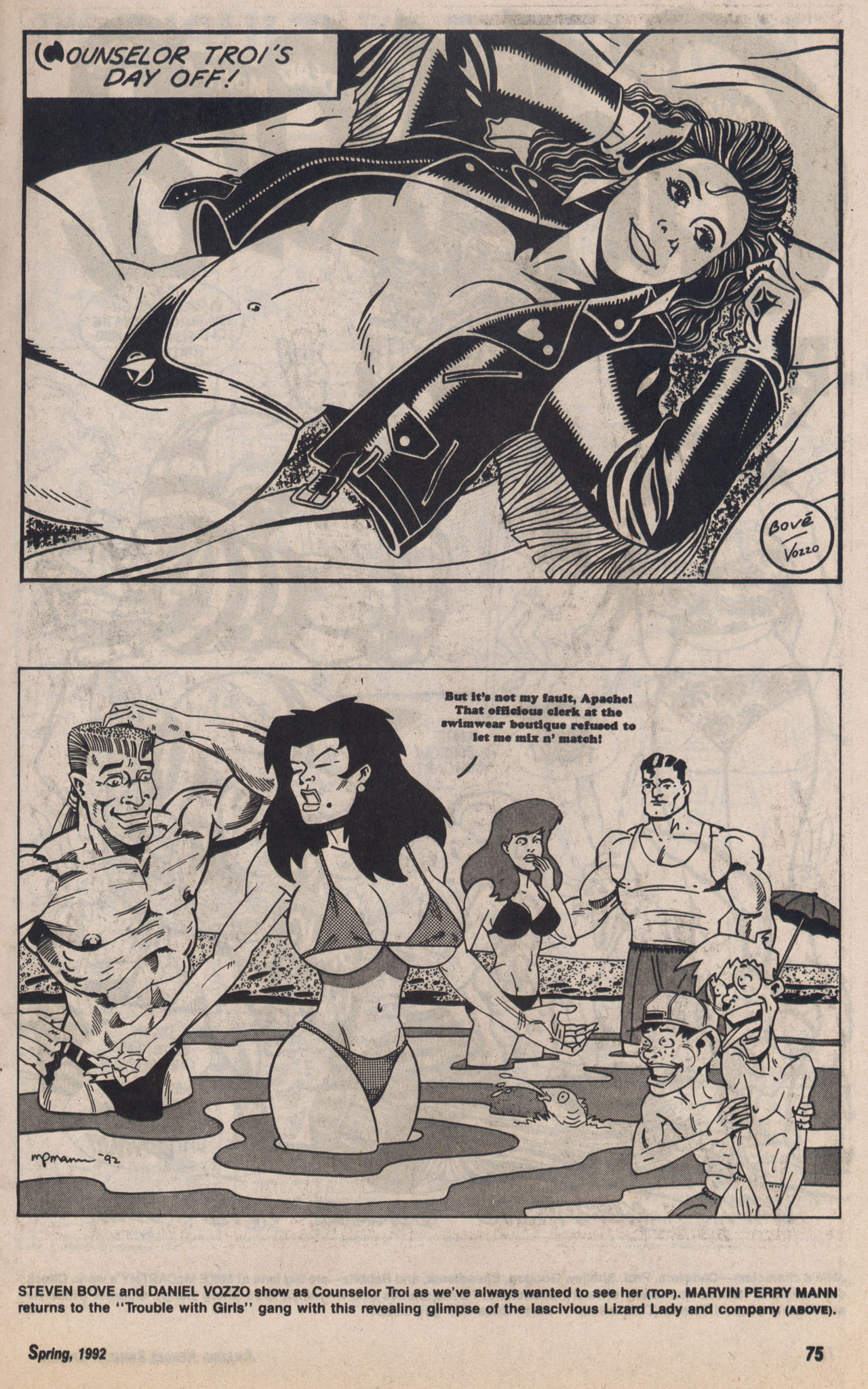 Read online Amazing Heroes Swimsuit Special comic -  Issue # TPB 3 - 74