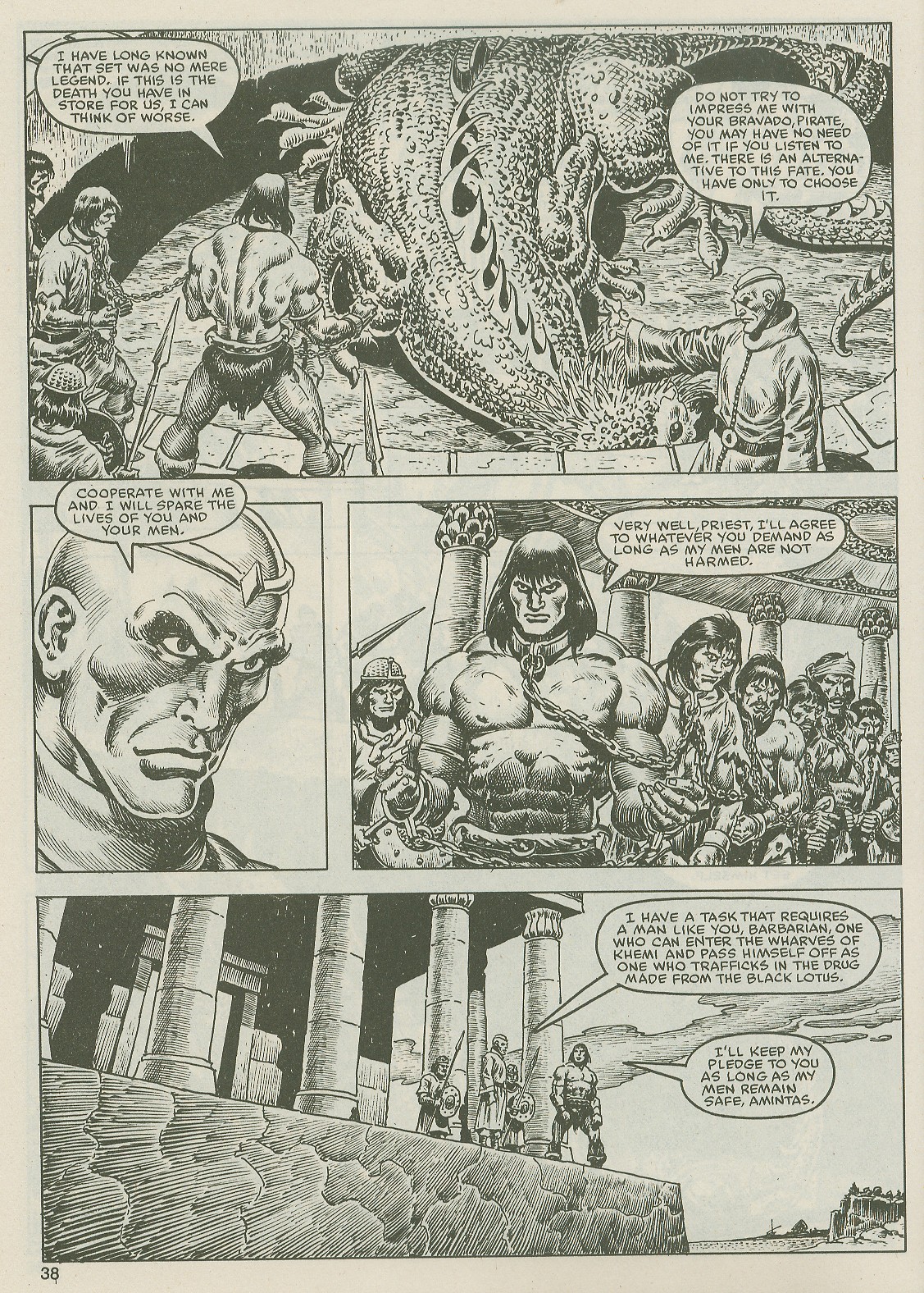 Read online The Savage Sword Of Conan comic -  Issue #122 - 38