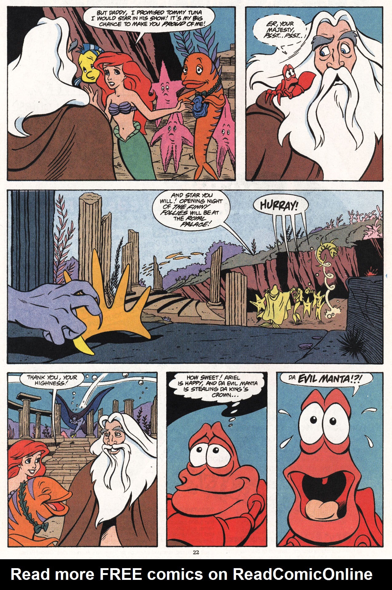 Read online Disney's The Little Mermaid comic -  Issue #1 - 24
