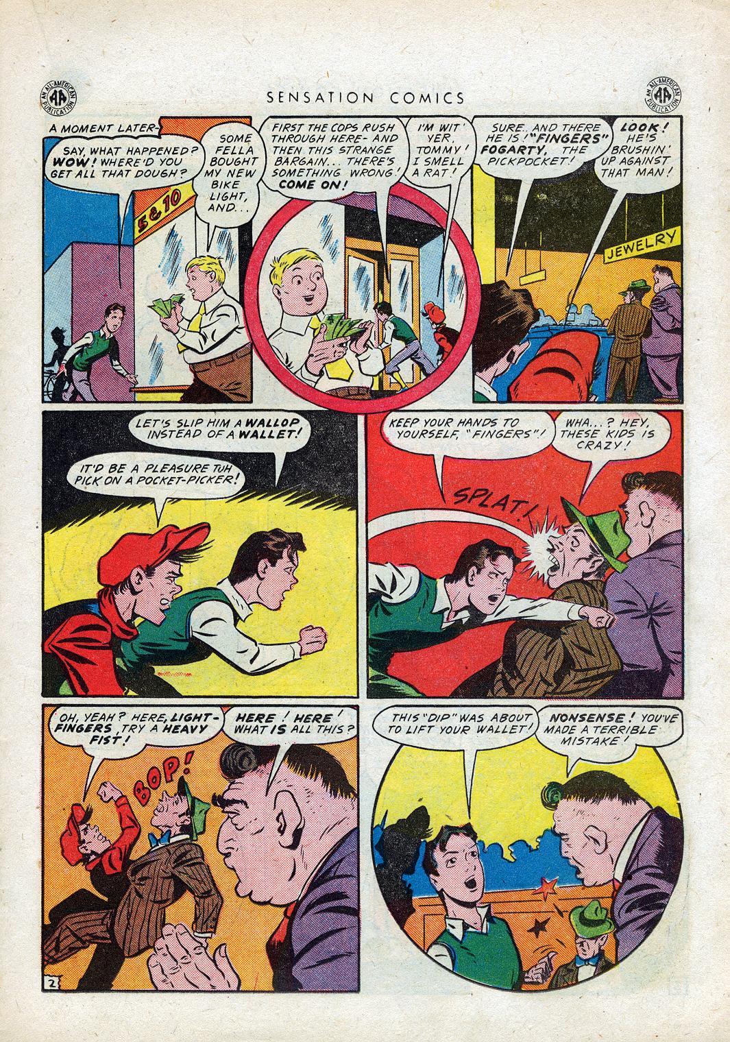 Read online Sensation (Mystery) Comics comic -  Issue #38 - 21