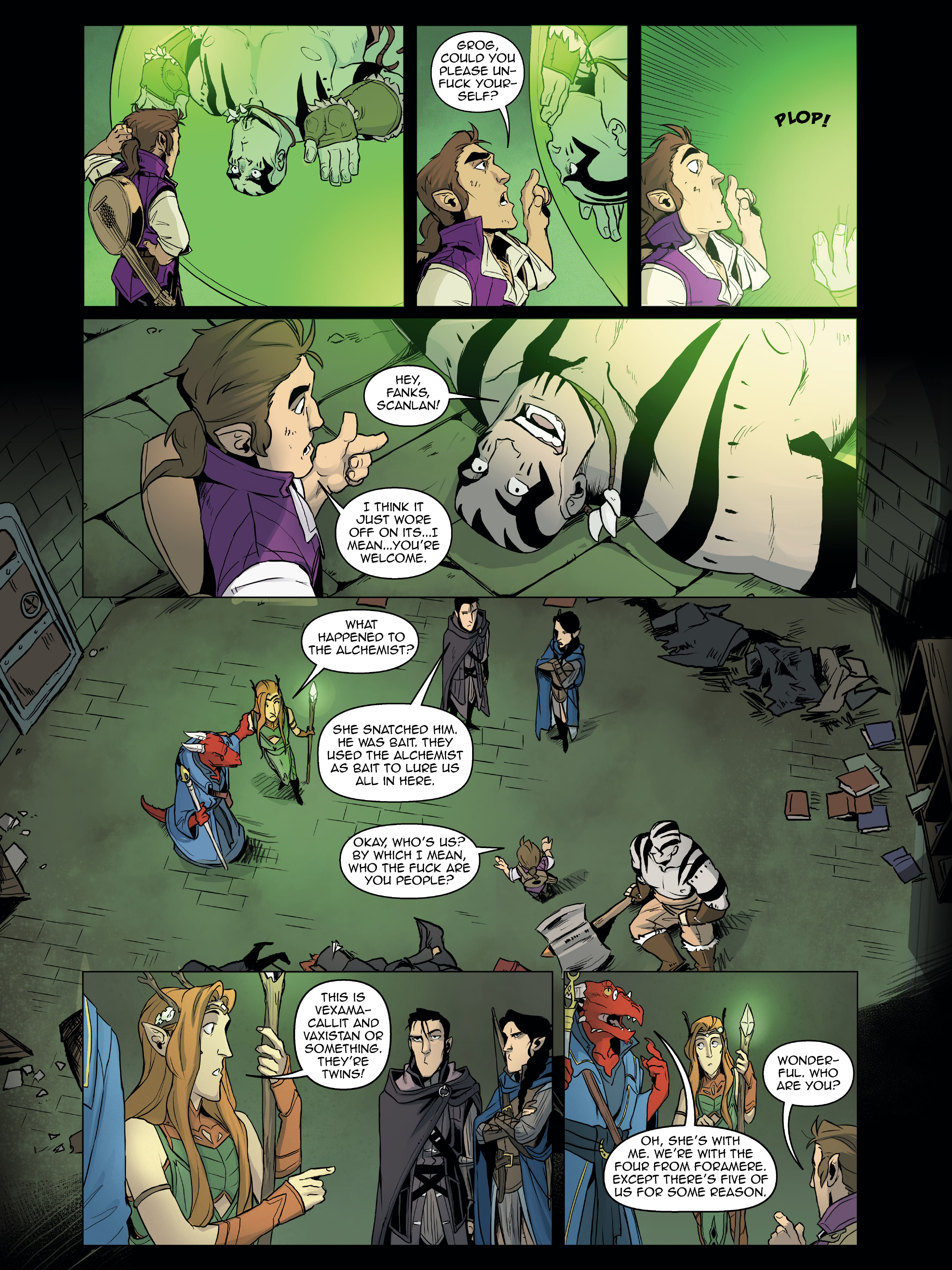 Read online Critical Role Vox Machina Origins comic -  Issue # (2019) _TPB Library Edition (Part 2) - 2