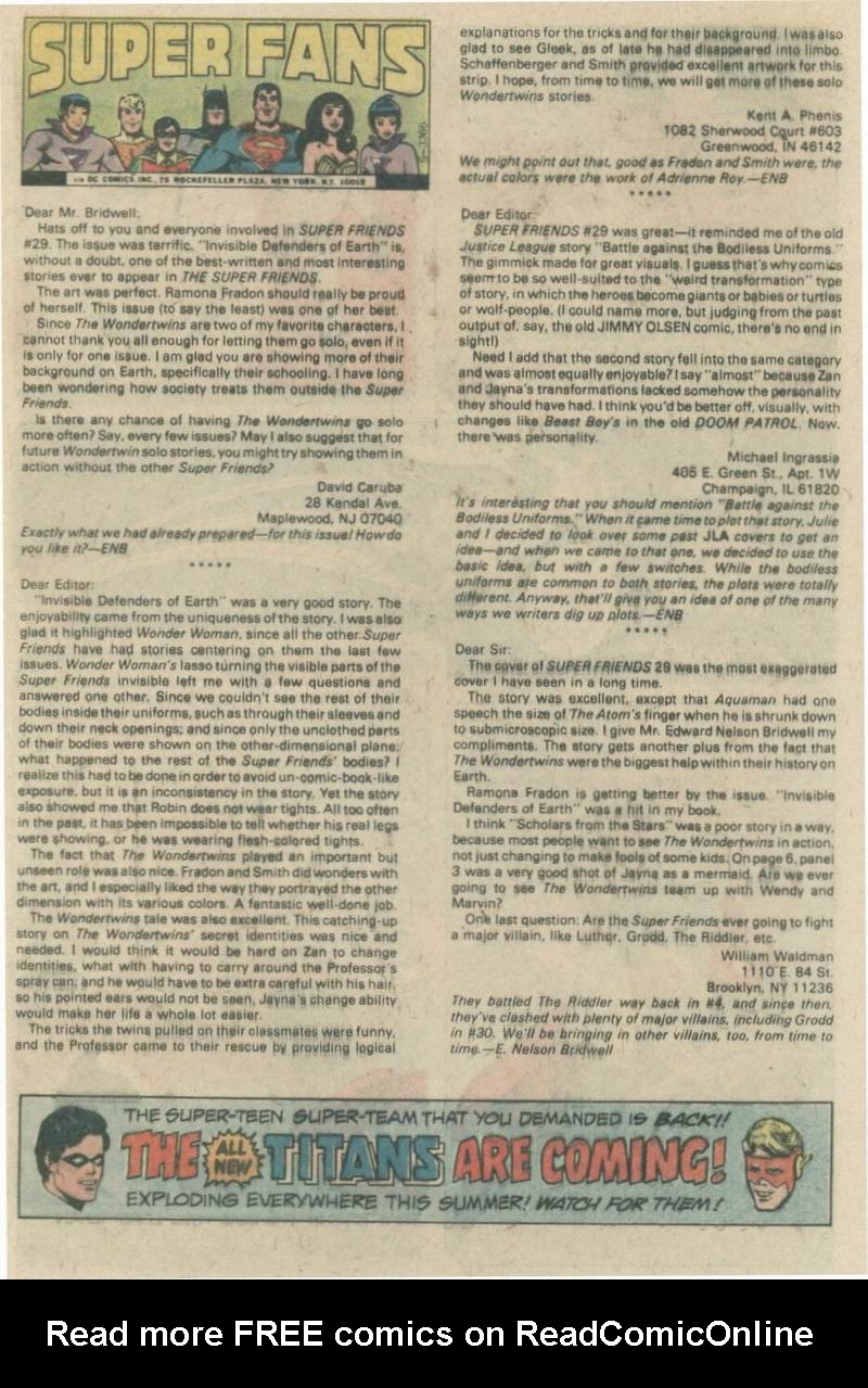 Read online The Super Friends comic -  Issue #34 - 11