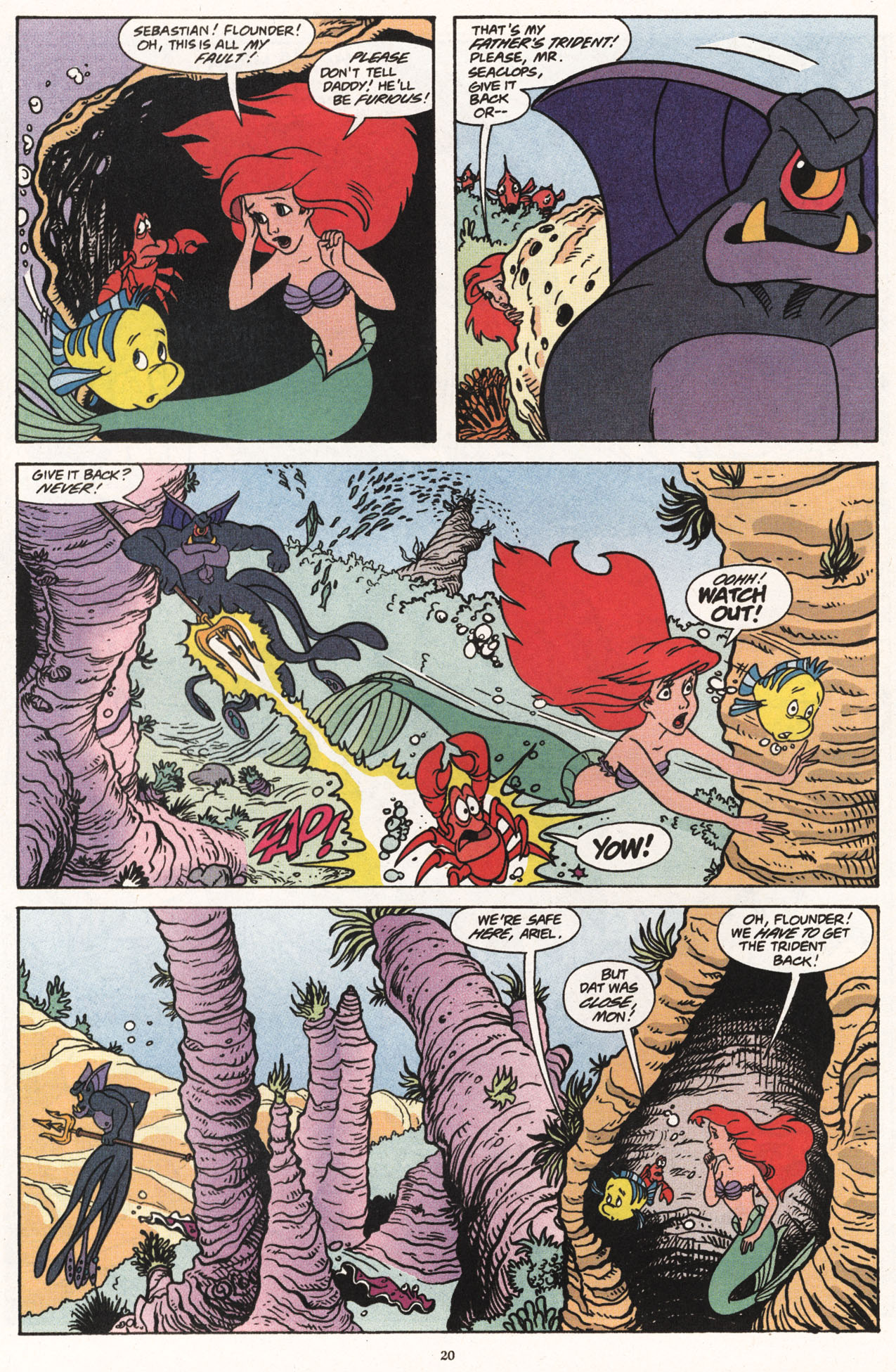 Read online Disney's The Little Mermaid comic -  Issue #3 - 22