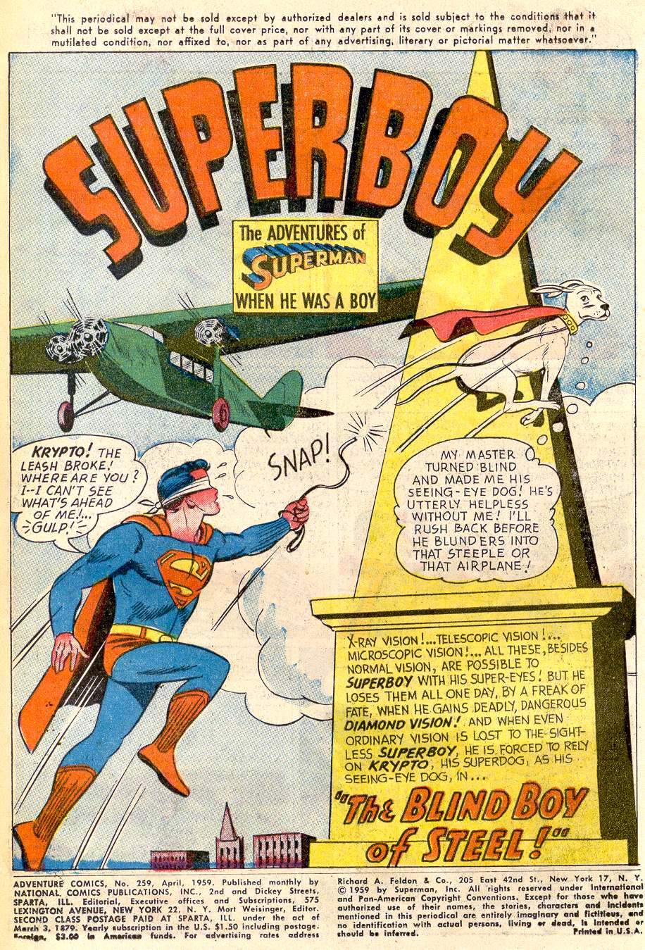 Adventure Comics (1938) issue 259 - Page 3