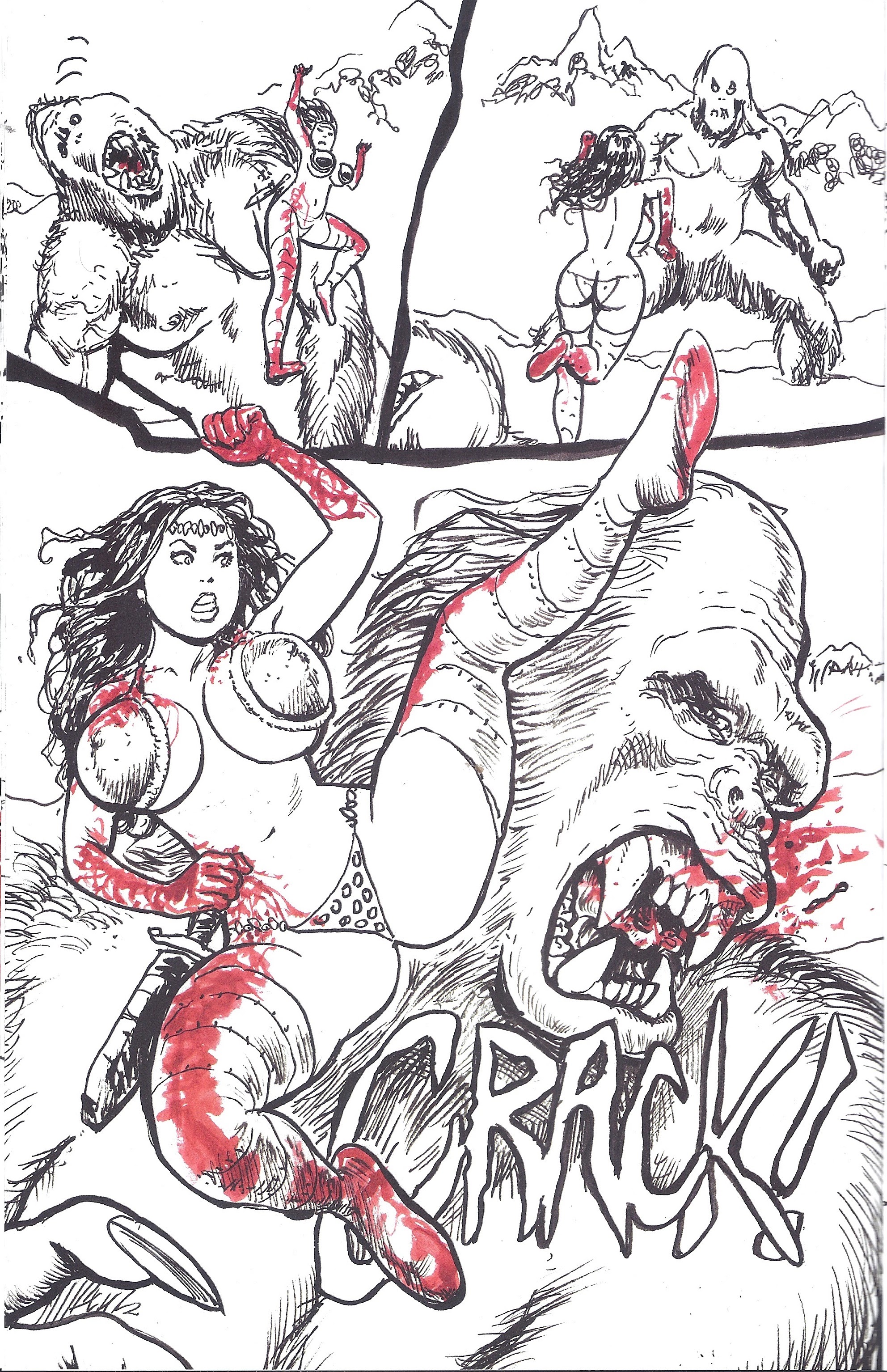 Read online Cavewoman: Freakin' Yetis comic -  Issue # Full - 18
