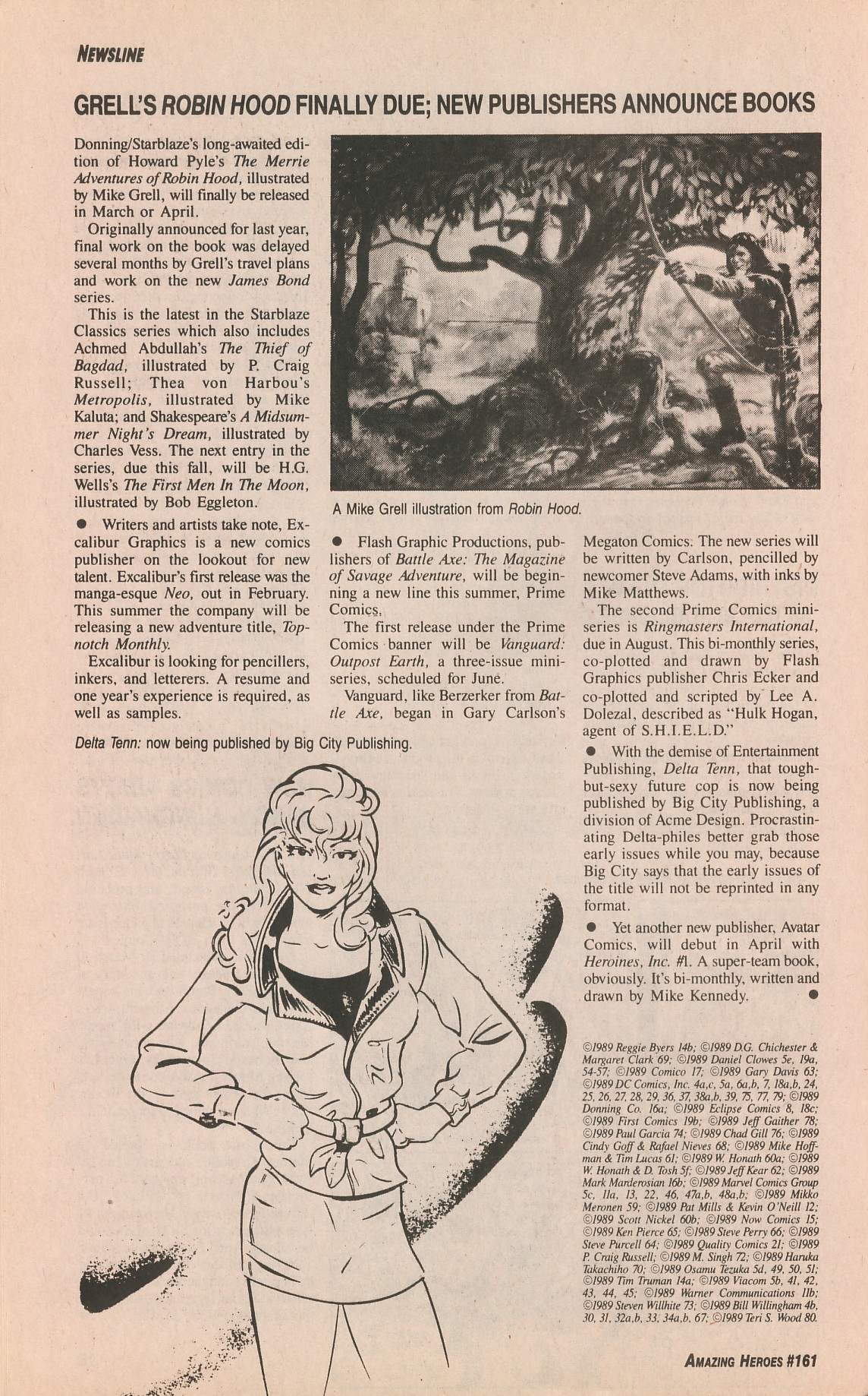 Read online Amazing Heroes comic -  Issue #161 - 16