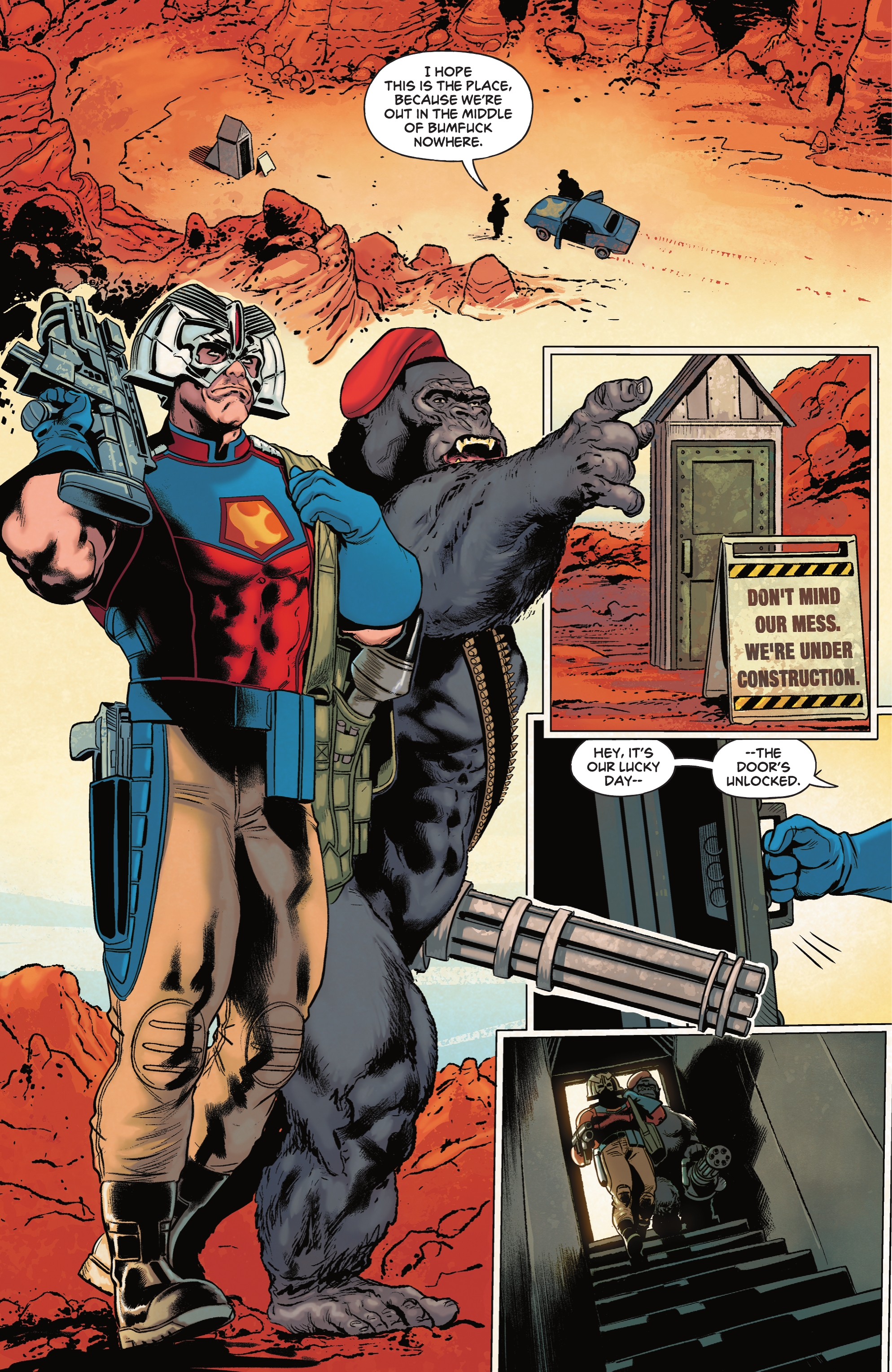 Read online Peacemaker Tries Hard! comic -  Issue #2 - 13