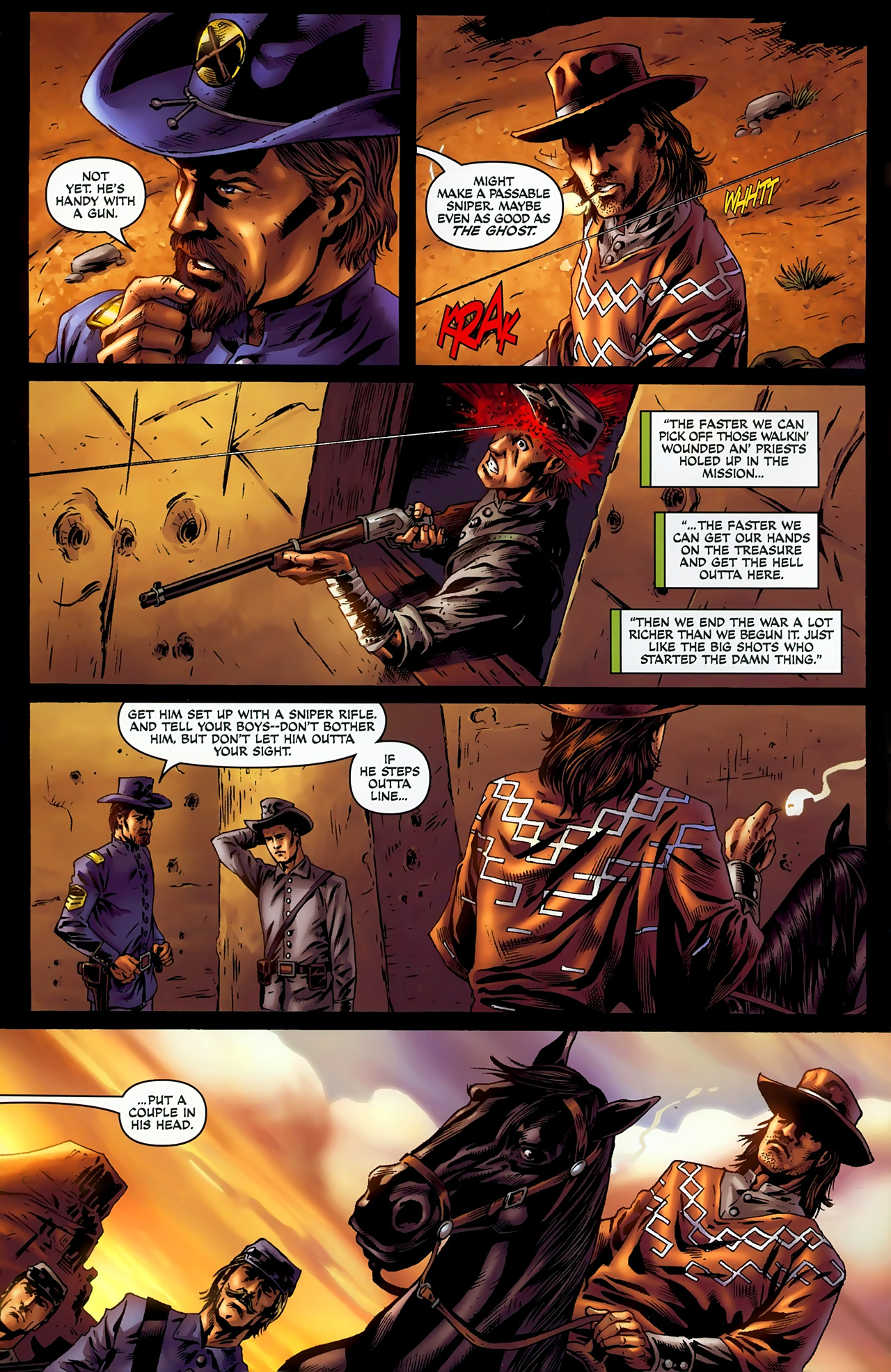 Read online The Man with No Name comic -  Issue #3 - 4