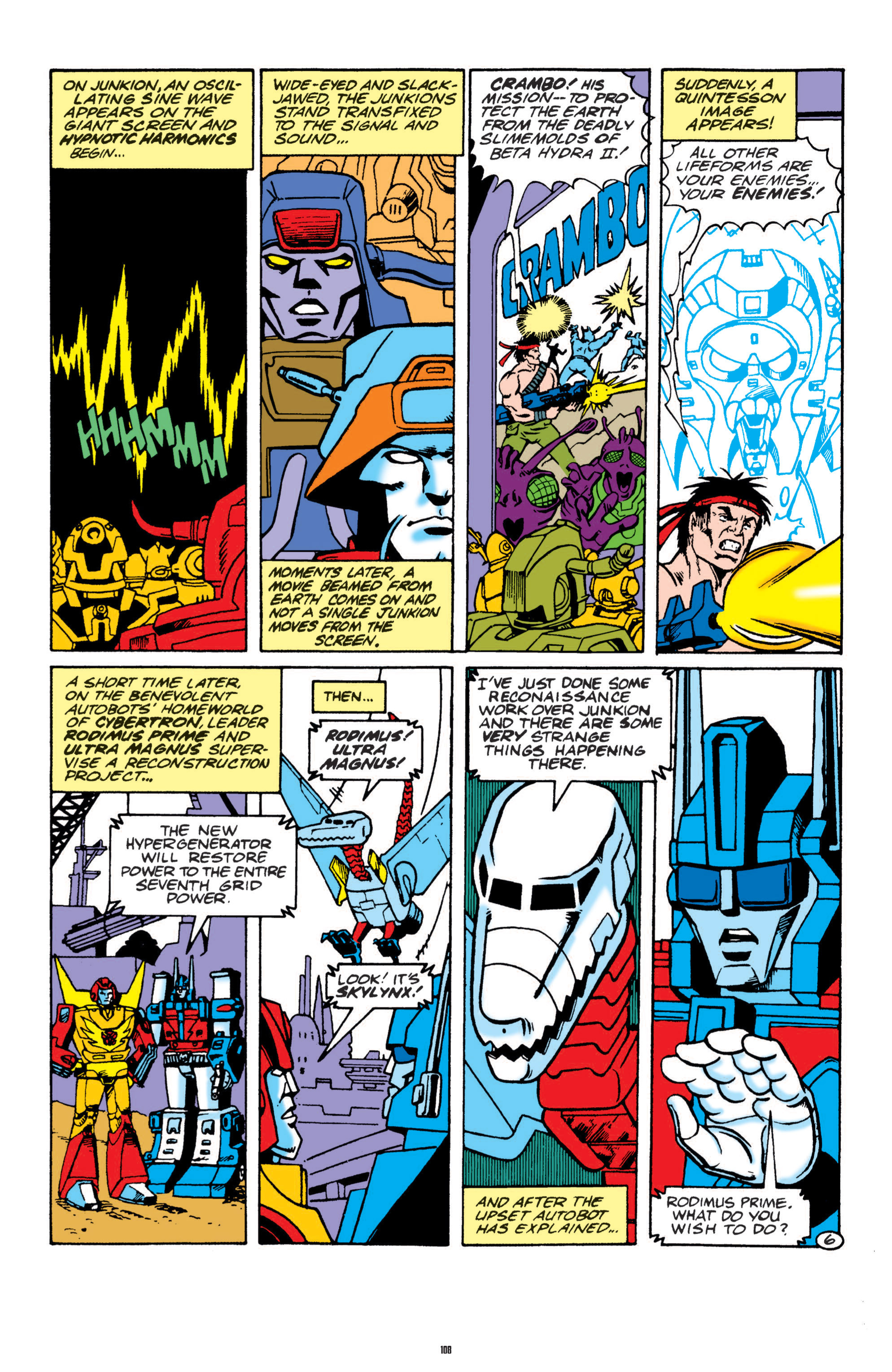 Read online The Transformers Classics comic -  Issue # TPB 4 - 109