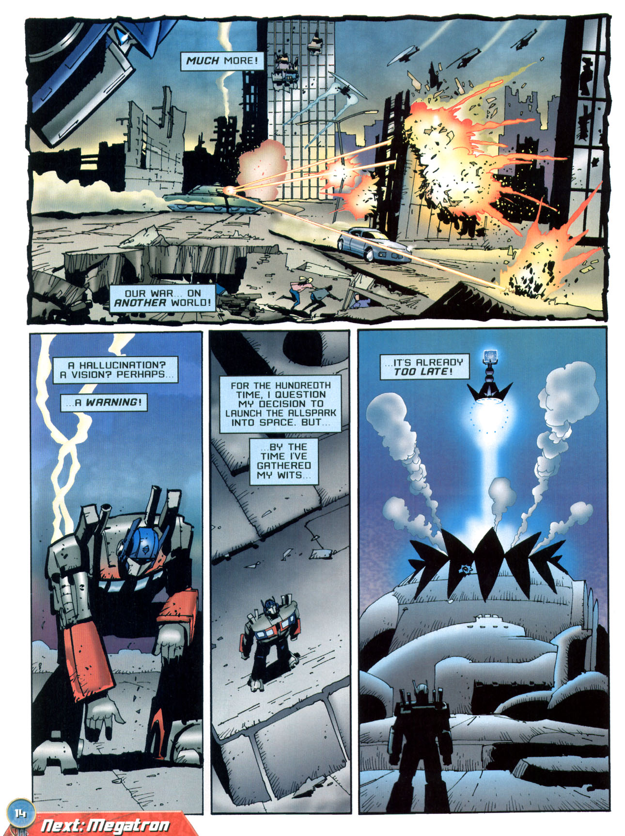 Read online Transformers: Robots in Disguise (2007) comic -  Issue #1 - 14