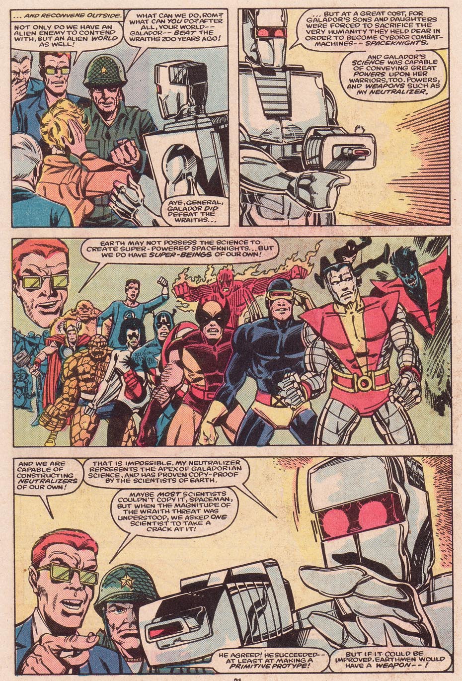 Read online ROM (1979) comic -  Issue #61 - 21