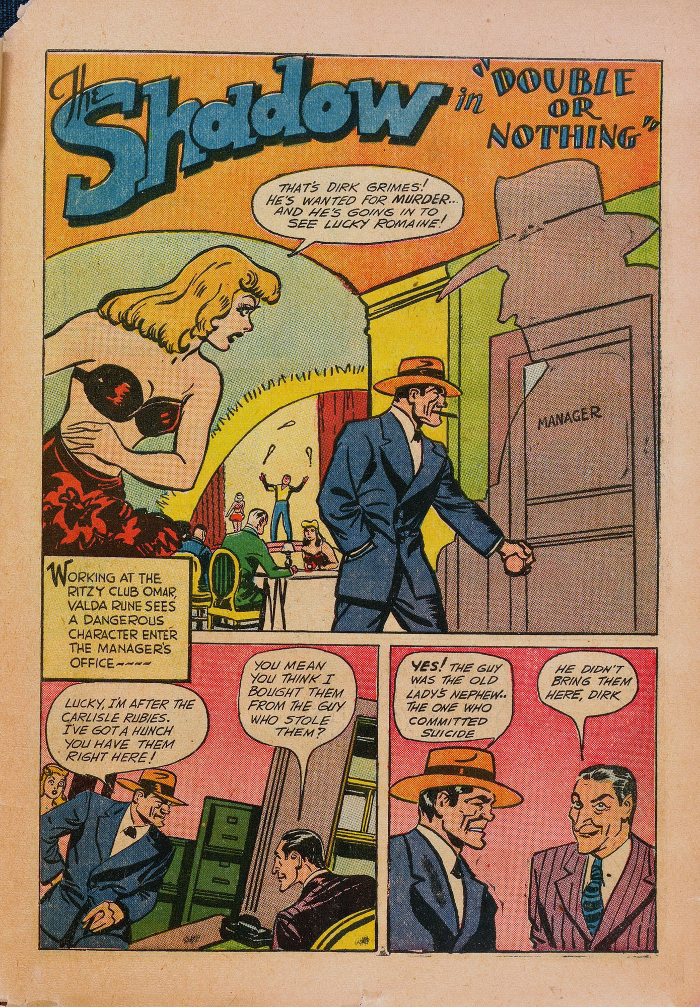 Read online Shadow Comics comic -  Issue #35 - 49