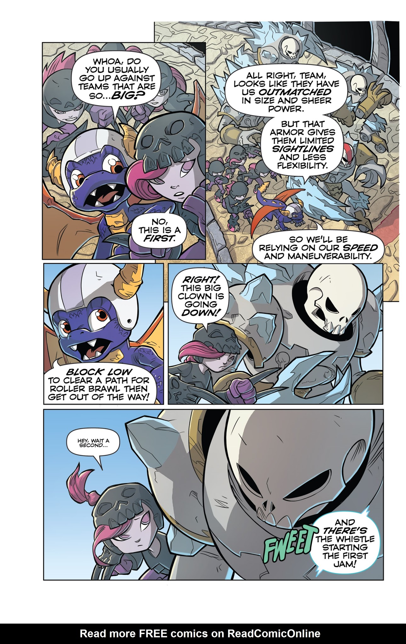 Read online Skylanders Quarterly-Spyro & Friends: Biting Back comic -  Issue # Full - 24
